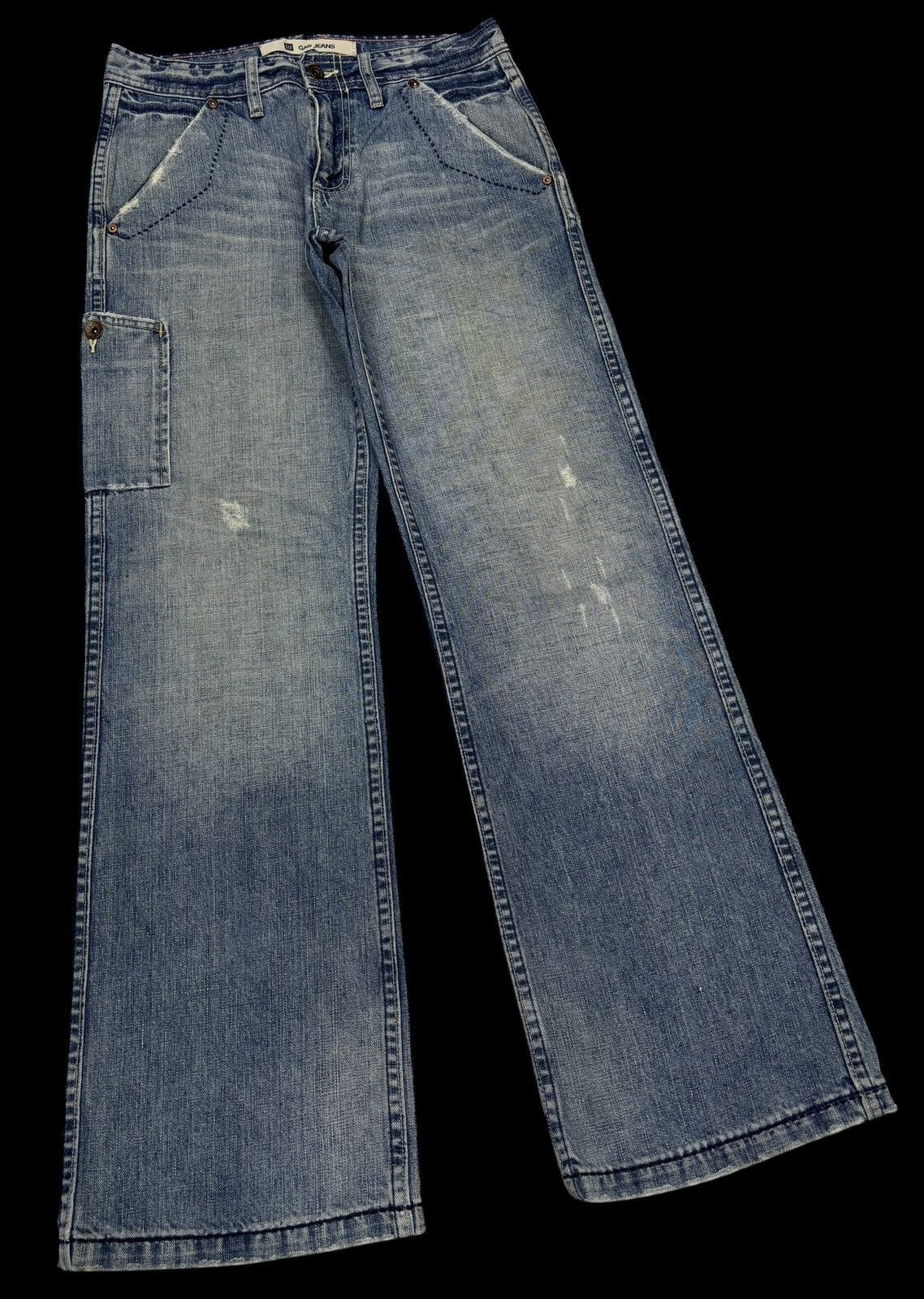 Gap ACNE STUDIOS Inspire Gap Jeans Baggy Flare Distressed Denim Size US 30 / EU 46 - 3 Thumbnail