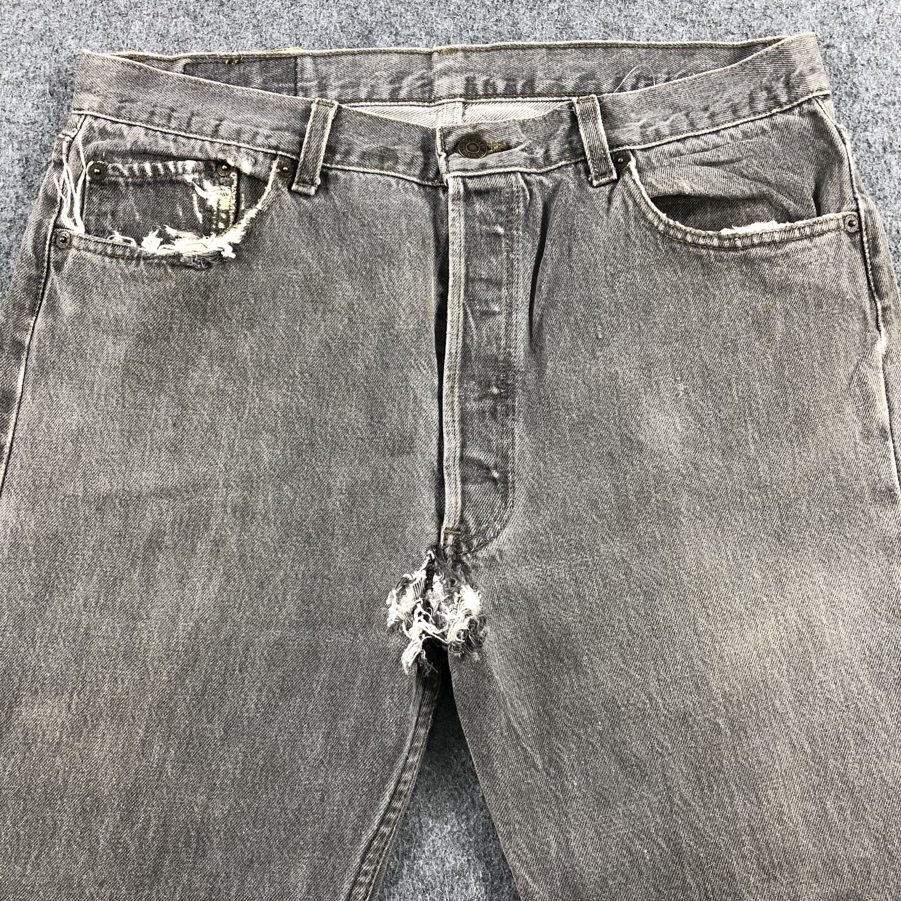 Levi's Vintage 90s Levis 501 Earth Tone Jeans-J1449 Size US 35 - 3 Thumbnail