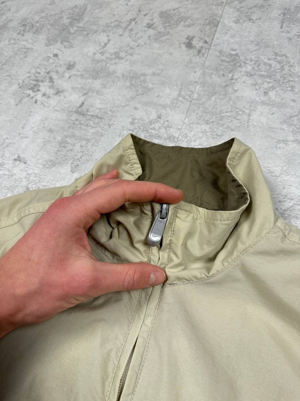 Nike Vintage Nike Y2K Beige Track Jacket Size M Size US M / EU 48-50 / 2 - 6 Thumbnail