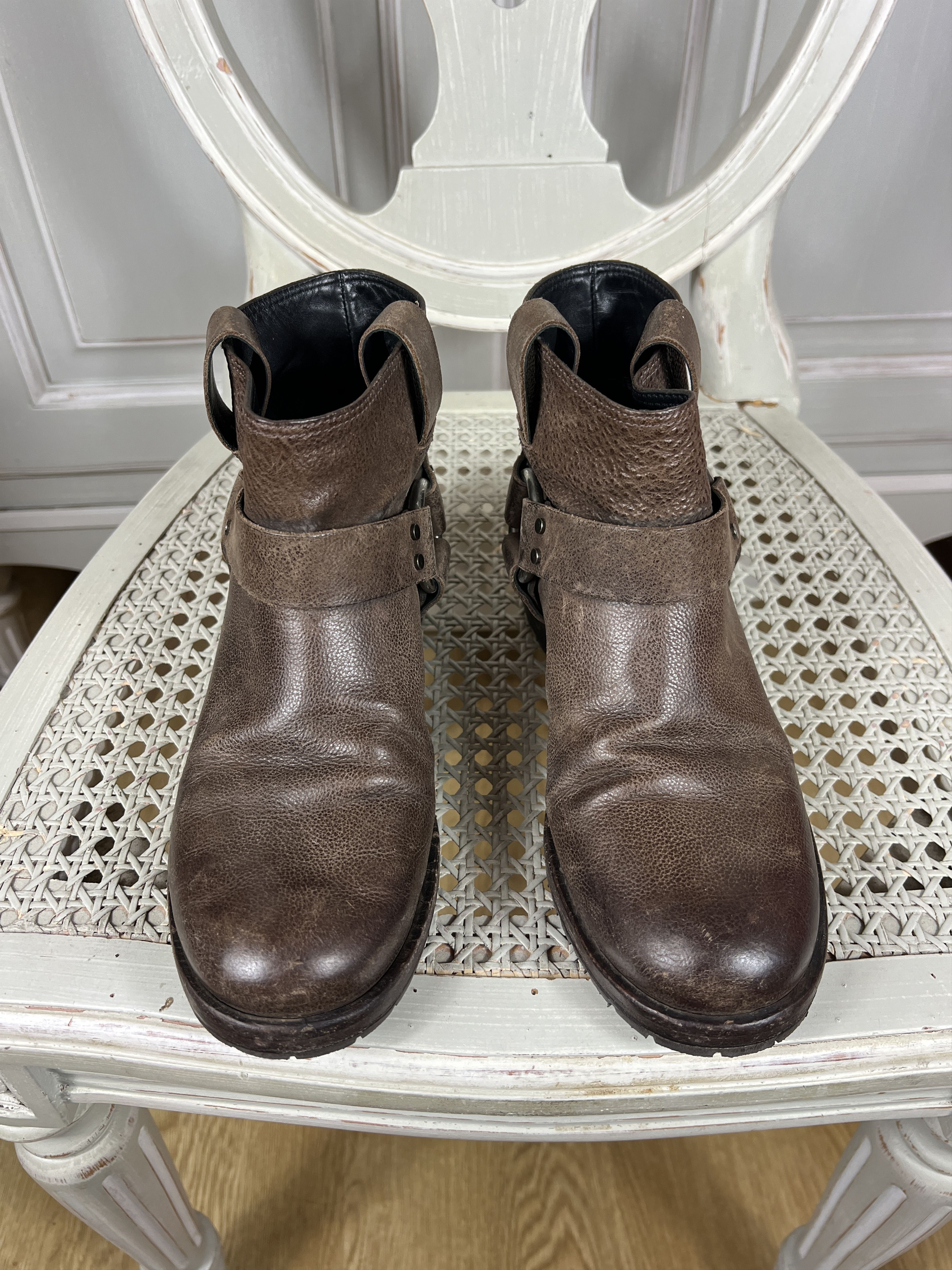 Allsaints allasaints moto boots brown Size US 7.5 / IT 37.5 - 2 Thumbnail