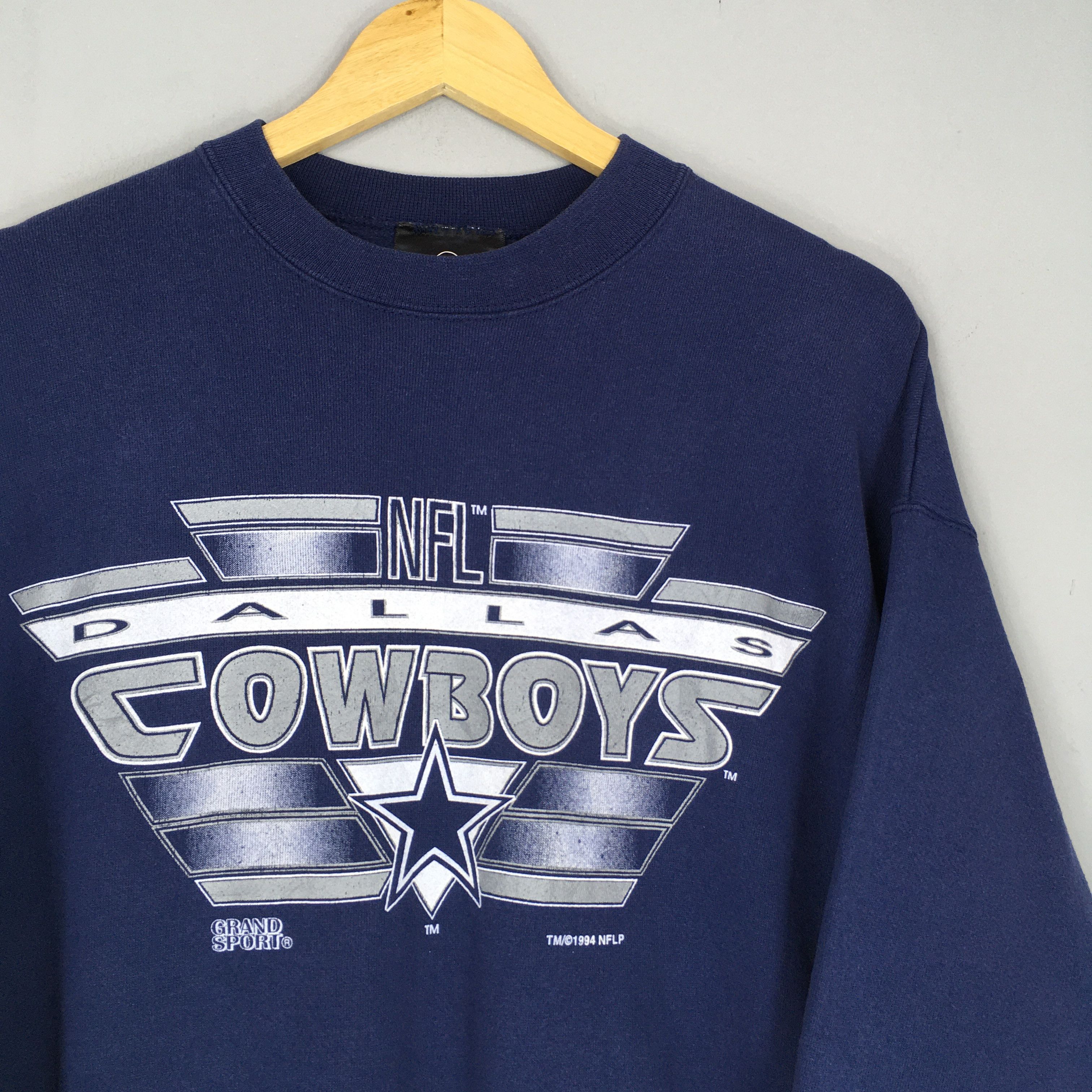 NFL × Vintage Vintage 90s Dallas Cowboys NFL Sweatshirt Large Size US L / EU 52-54 / 3 - 2 Thumbnail