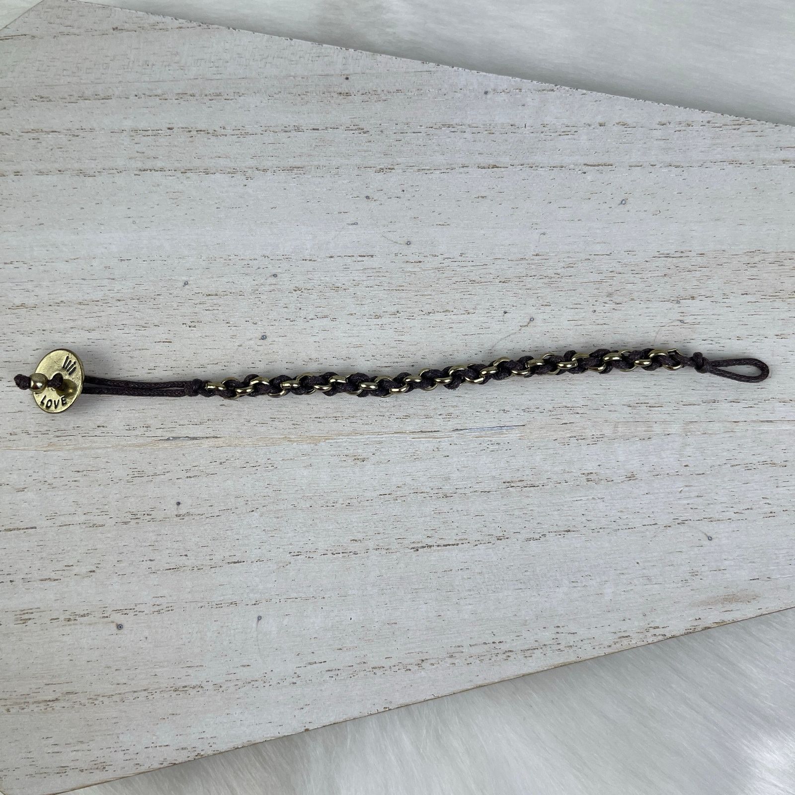Other Chain Link Braided Bracelets Gold Silver Black Brown Yellow Size ONE SIZE - 13 Thumbnail