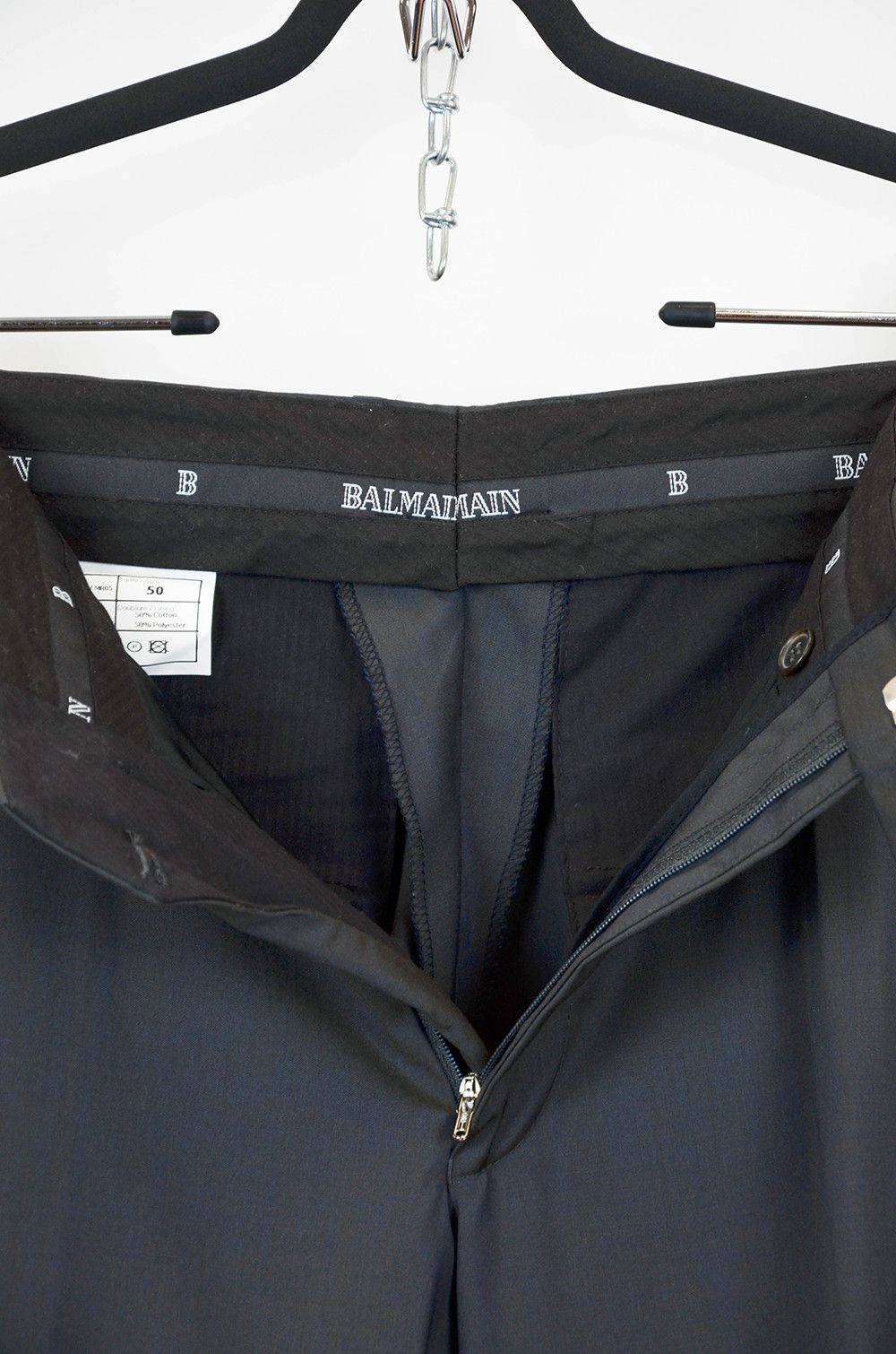 Balmain Balmain Classic Wool Suit – Navy – Size 50R Size 50R - 19 Thumbnail