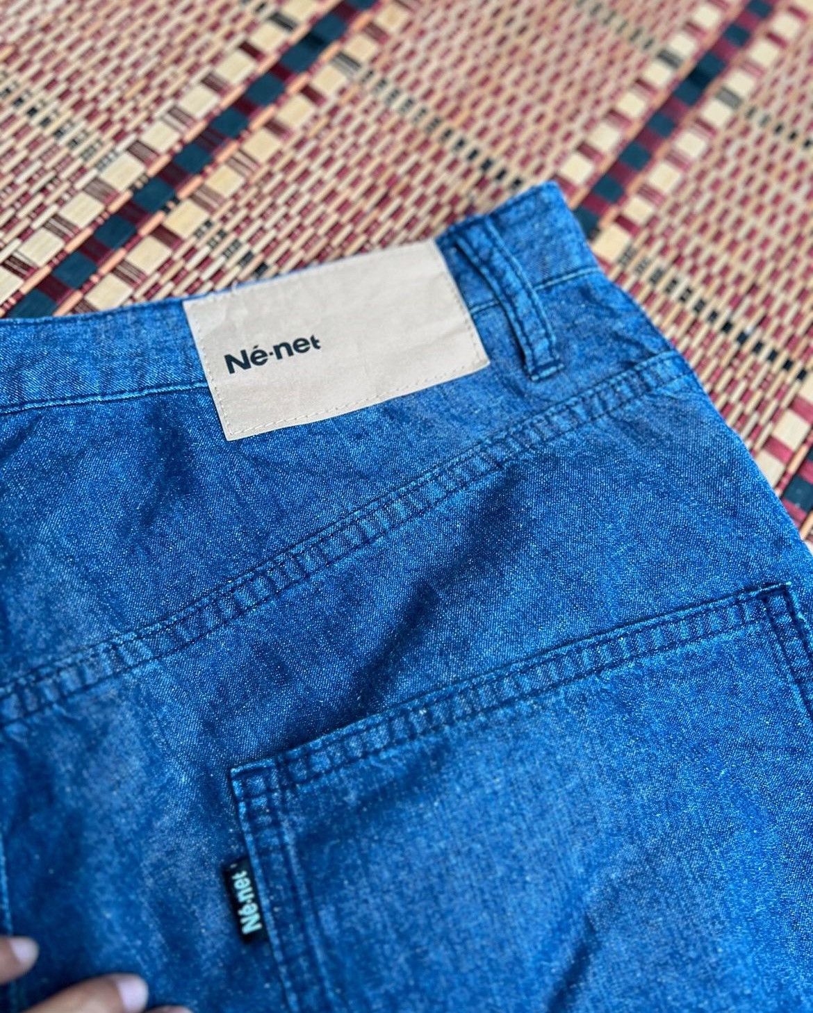 Issey Miyake × Ne-Net Ne-net Issey Miyake Crop Denim Pants Size US 32 / EU 48 - 5 Thumbnail