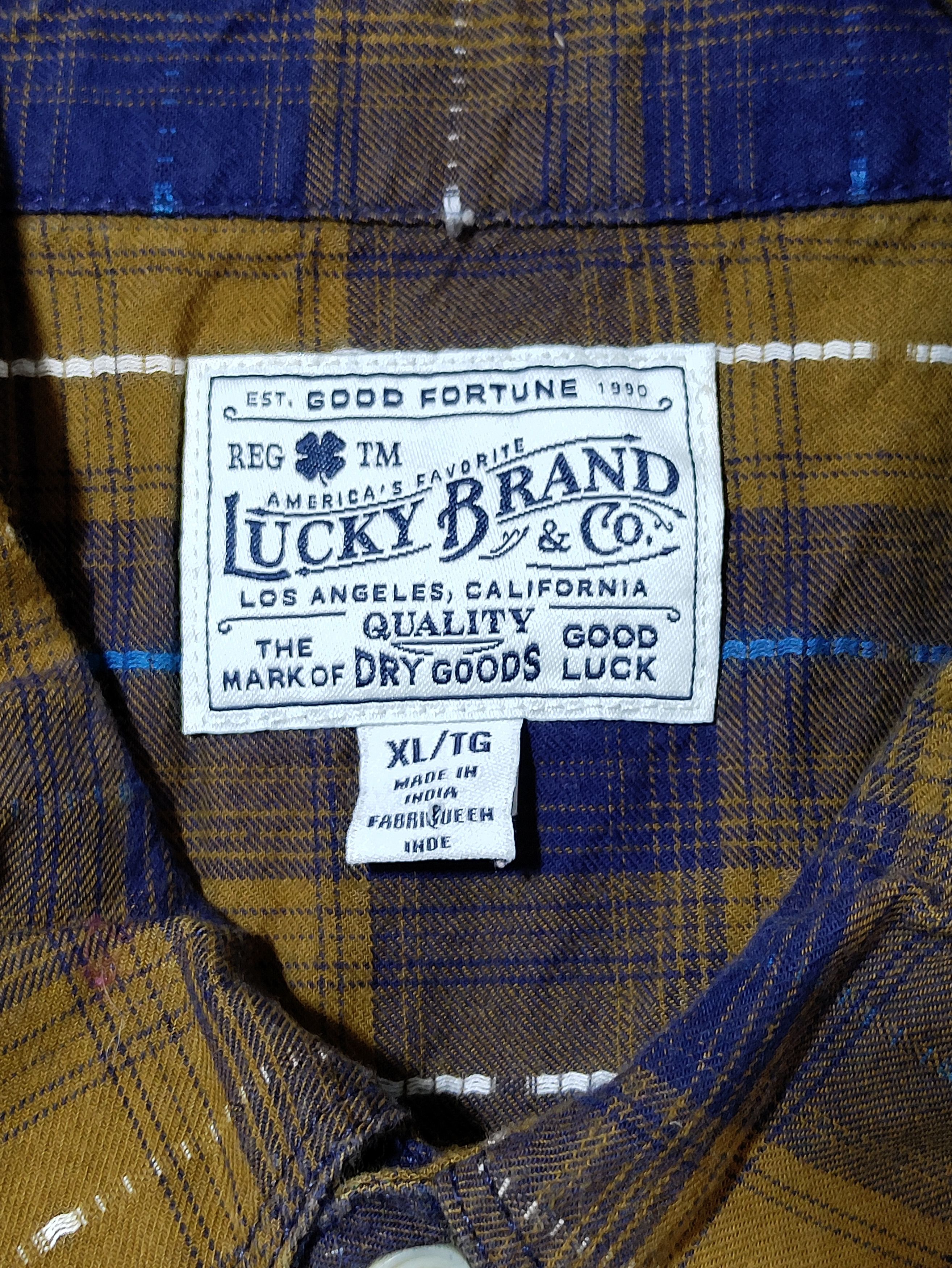 Lucky Brand Lucky Brand Mens Western Shirt Size US XL / EU 56 / 4 - 3 Thumbnail