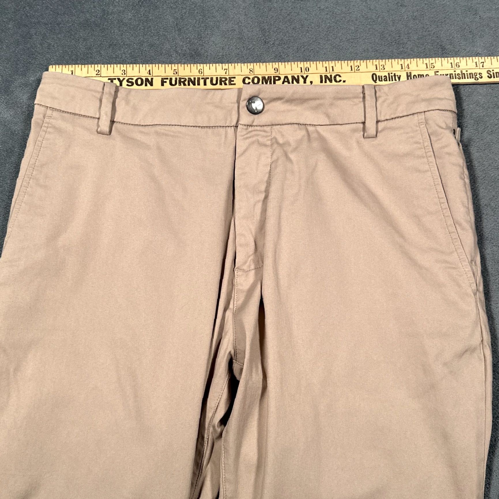Vintage Birddogs Stretch Khakis Pants Mens 32x31 Beige Comfort Lined Casual Regular Fit Size US 32 / EU 48 - 6 Thumbnail