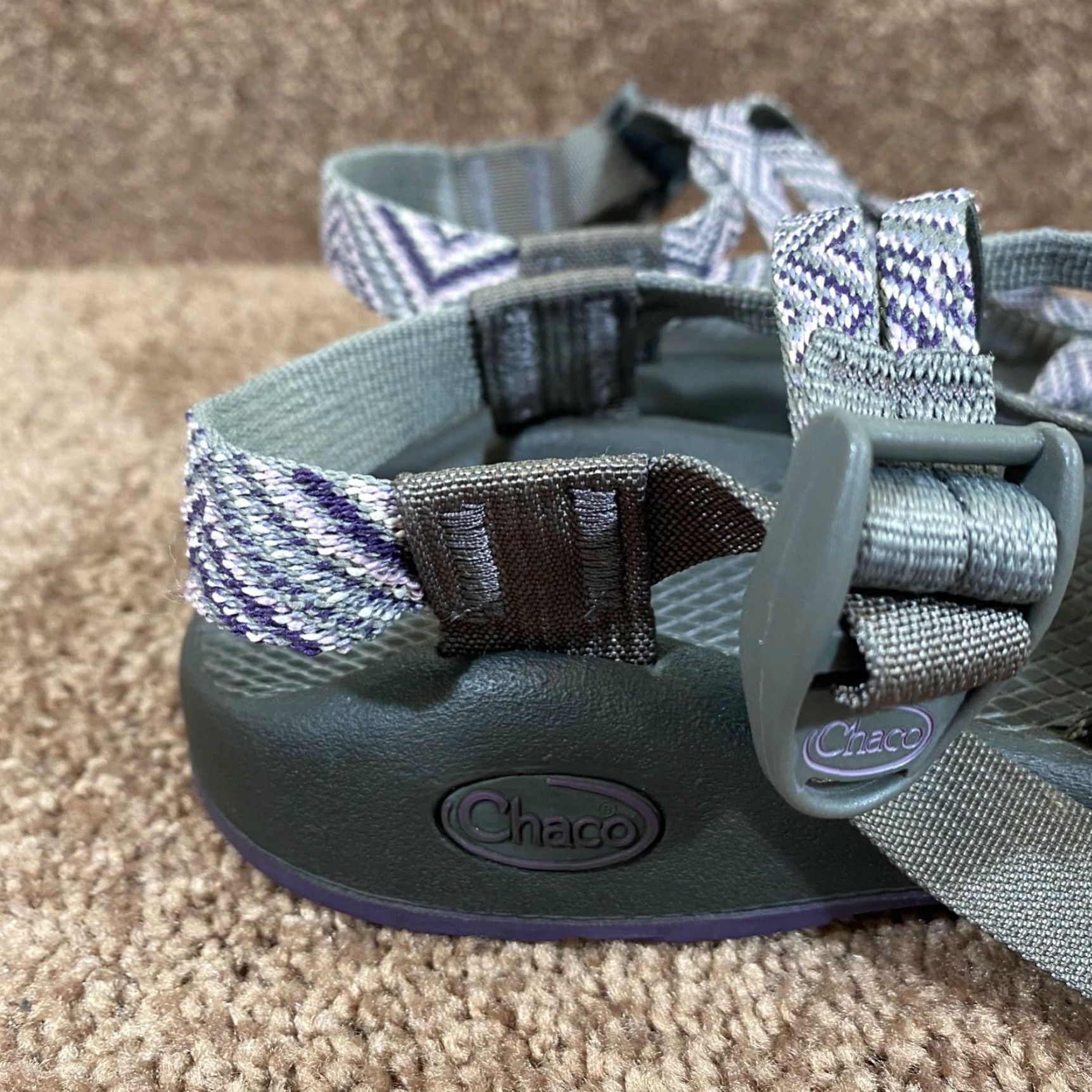 Chaco VINTAGE Chaco ZX2 Yampa Sandals Womens 6 EU 37 Purple Outdoor Hiking Water Sport Casual Size US 6 / IT 36 - 2 Thumbnail