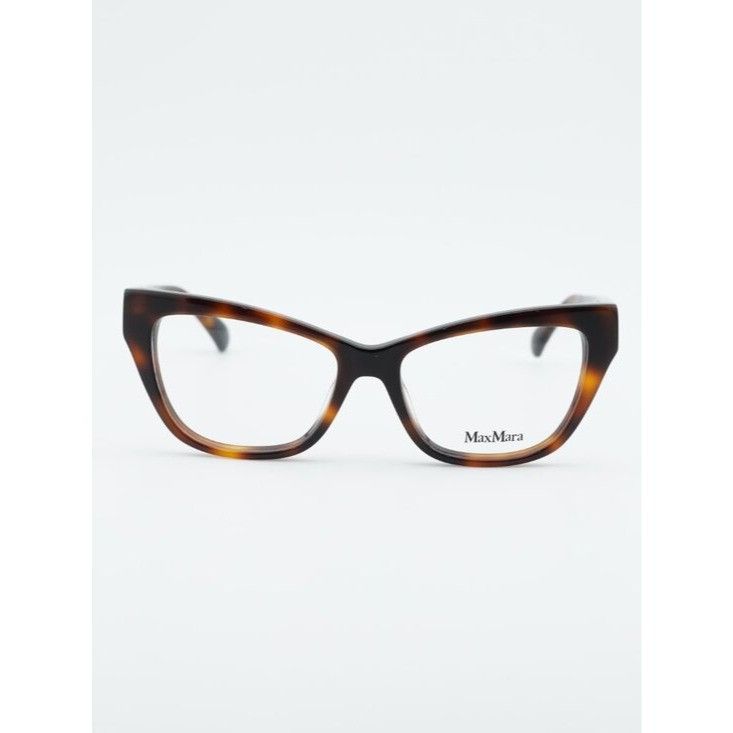 Max Mara Max Mara MM5053 052 Eyeglasses Havana 53mm Cat Eye Frame Size ONE SIZE - 2 Thumbnail