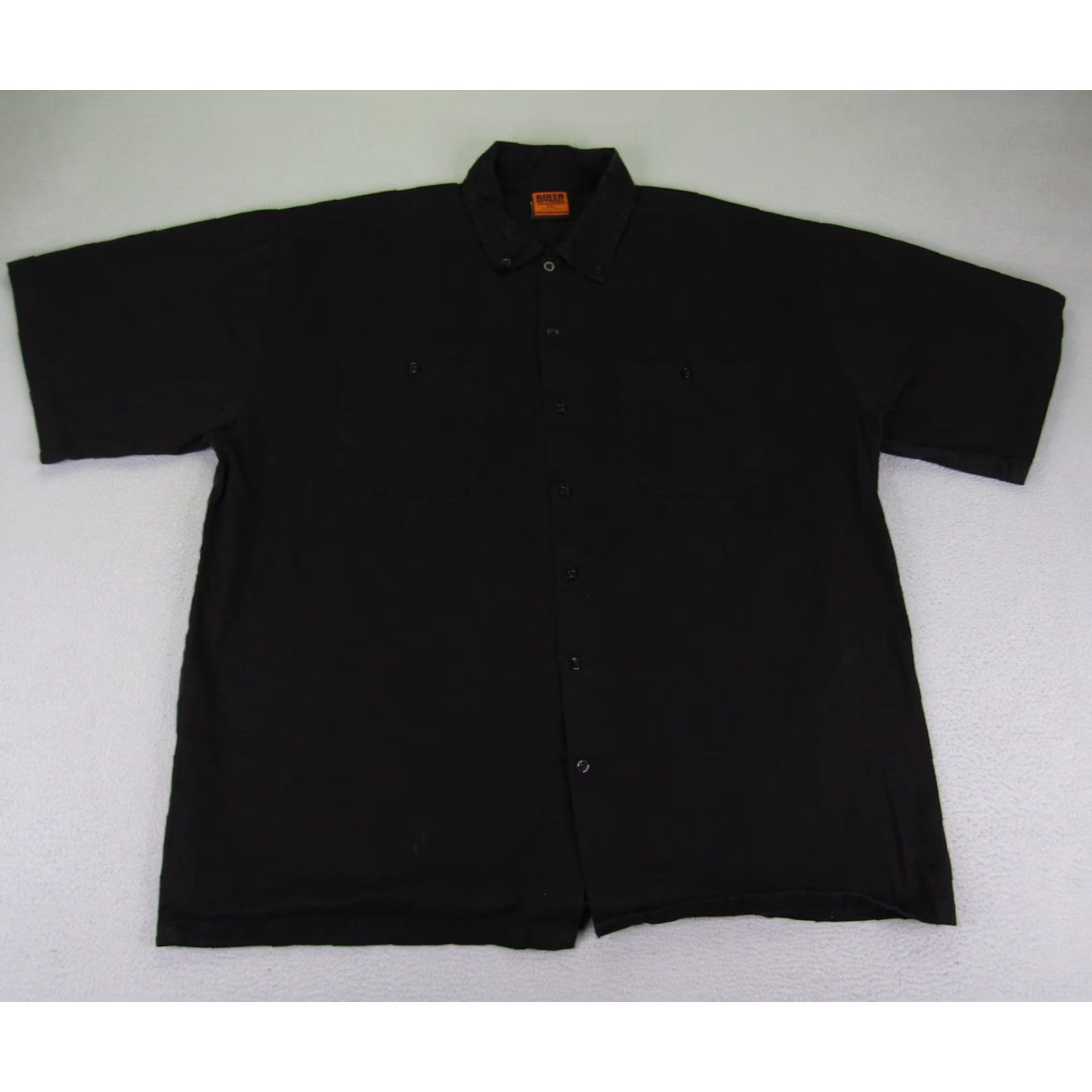 Vintage VINTAGE Biker Apparel Button-Up Shirt Mens 3XL Black Short Sleeve Collared Casual Motorcycle Outdoor Size US XXL / EU 58 / 5 - 2 Thumbnail