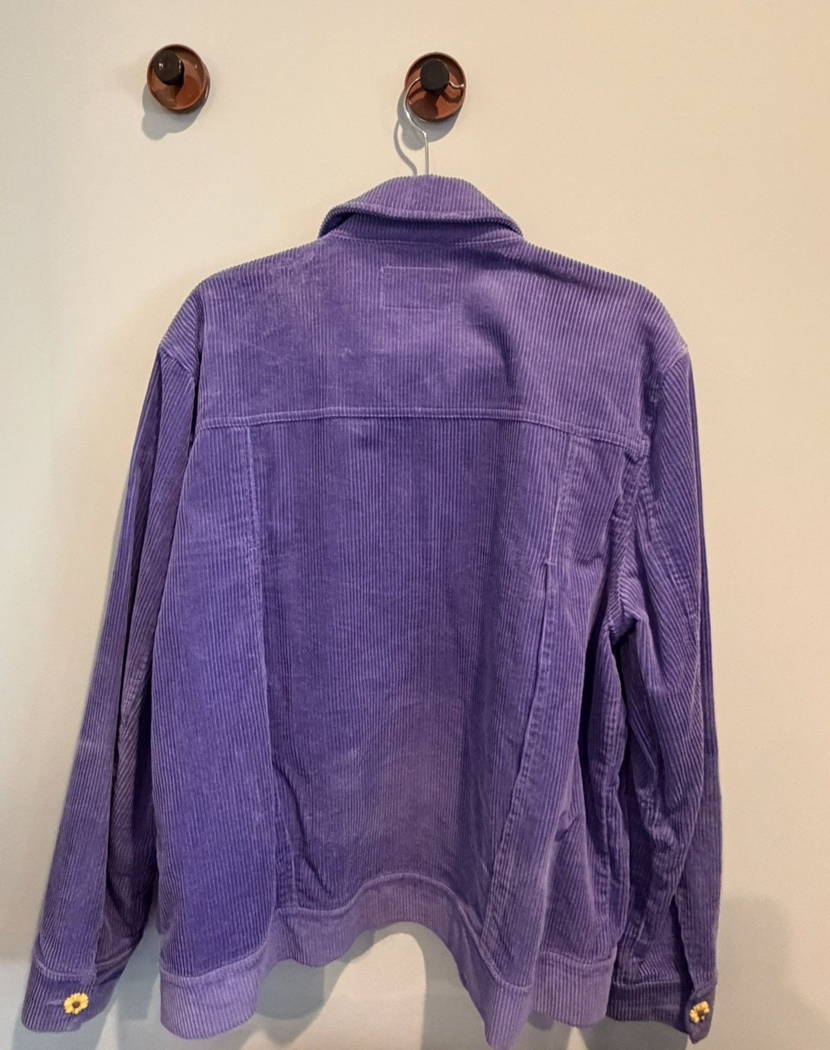 YITAI Purple sunflower corduroy jacket Size US M / EU 48-50 / 2 - 2 Thumbnail