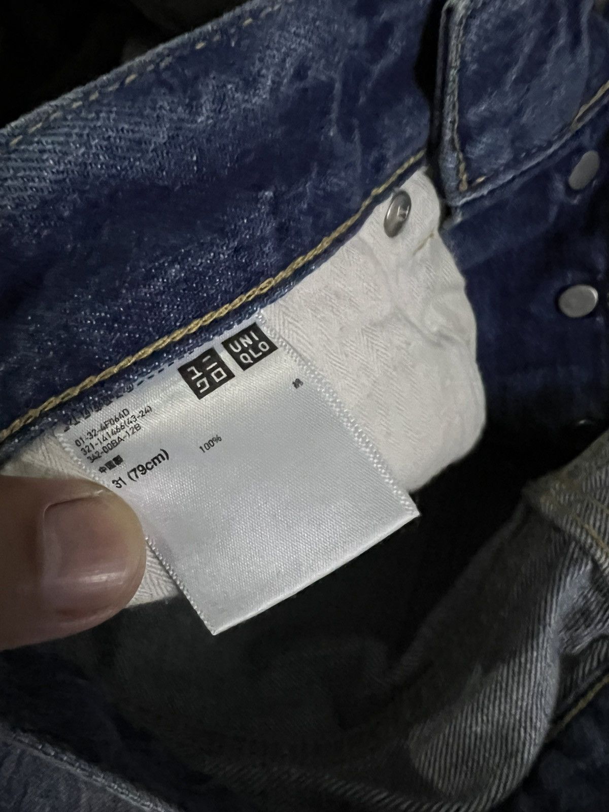 Japanese Brand Vintage Japanese Brand Selvedge Distress Denim Jean Size US 31 - 15 Thumbnail