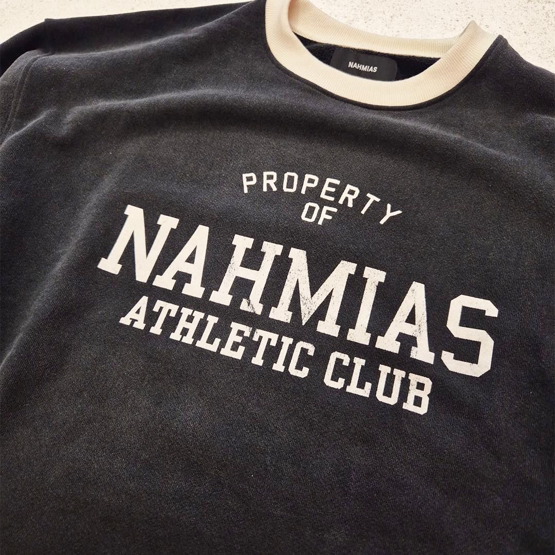 Nahmias Nahmias P.E. Crewneck Black Sweat (M) Size US M / EU 48-50 / 2 - 4 Thumbnail