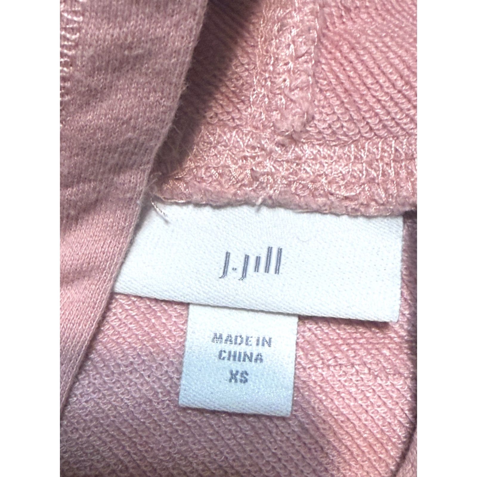 J. Jill J. Jill Sweatshirt Men's Medium Pink Pullover Crew Neck, Drawstring, Fleece Cotton, Regular Fit, Solid, Pullover, Size M, Pink, Men, Sweatshirt Size US M / EU 48-50 / 2 - 5 Thumbnail