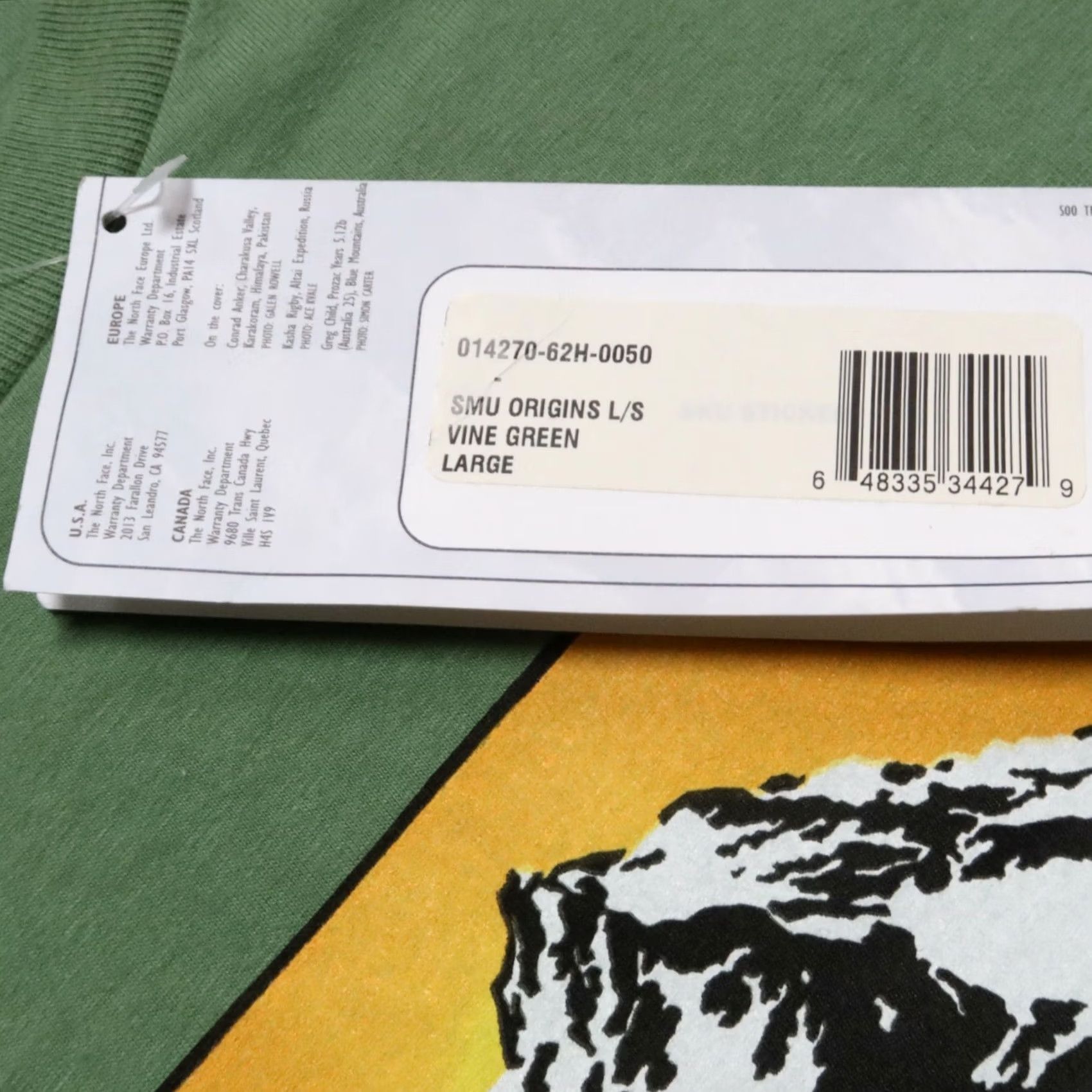 The North Face The North Face Shirt Mens Vintage 90s Fine Alpine Equipment Green L Shirt Size US L / EU 52-54 / 3 - 7 Thumbnail