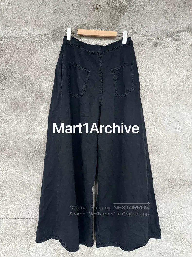 The Row The Row size 4 Mixed Linen Pleated Wide Leg Pants Size US 27 - 2 Thumbnail