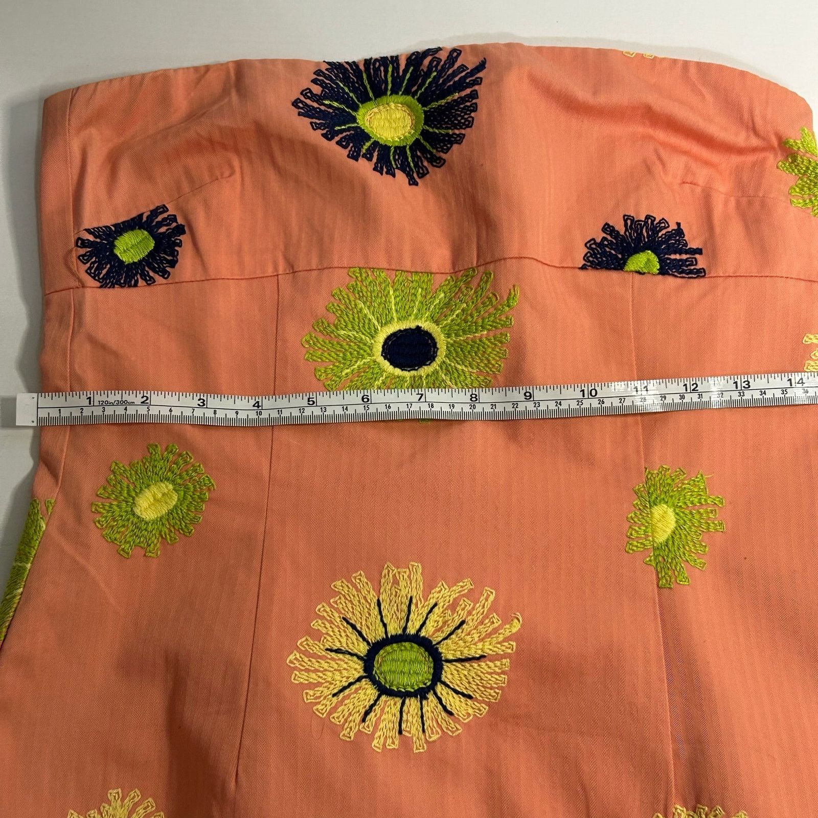 Other Ruth Strapless Embroidered Mini Dress Size 2 Size XS / US 0-2 / IT 36-38 - 6 Thumbnail