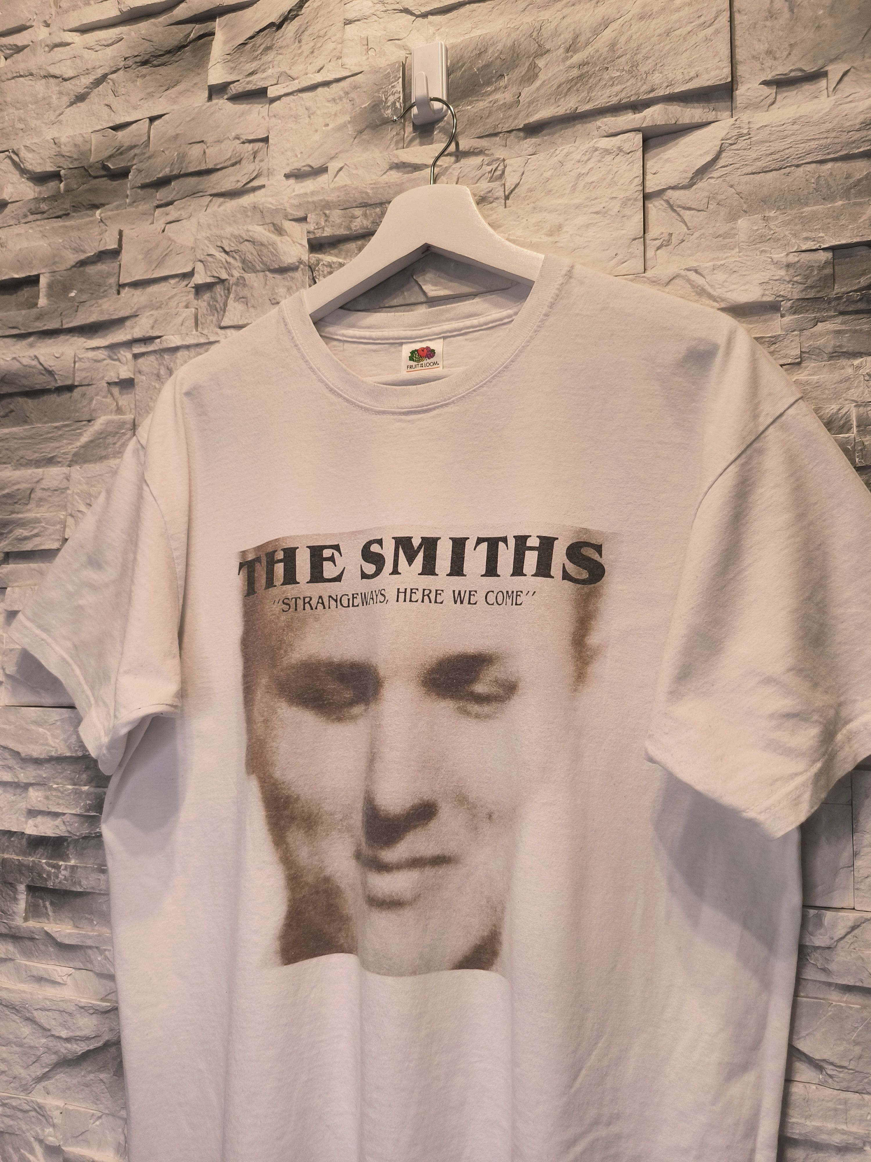 Band Tees × Fruit Of The Loom × Vintage Vintage The Smiths Strangeways T-Shirt Fruit Loom Size US M / EU 48-50 / 2 - 2 Thumbnail