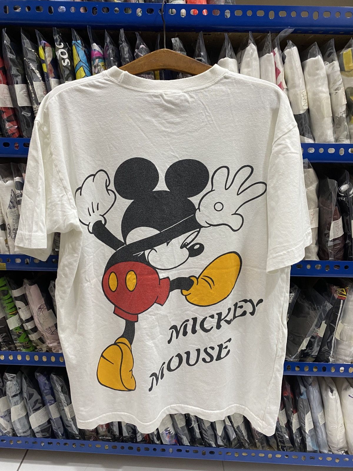 Disney VINTAGE MICKEY MOUSE MIRROR TSHIRT Size US L / EU 52-54 / 3 - 5 Thumbnail