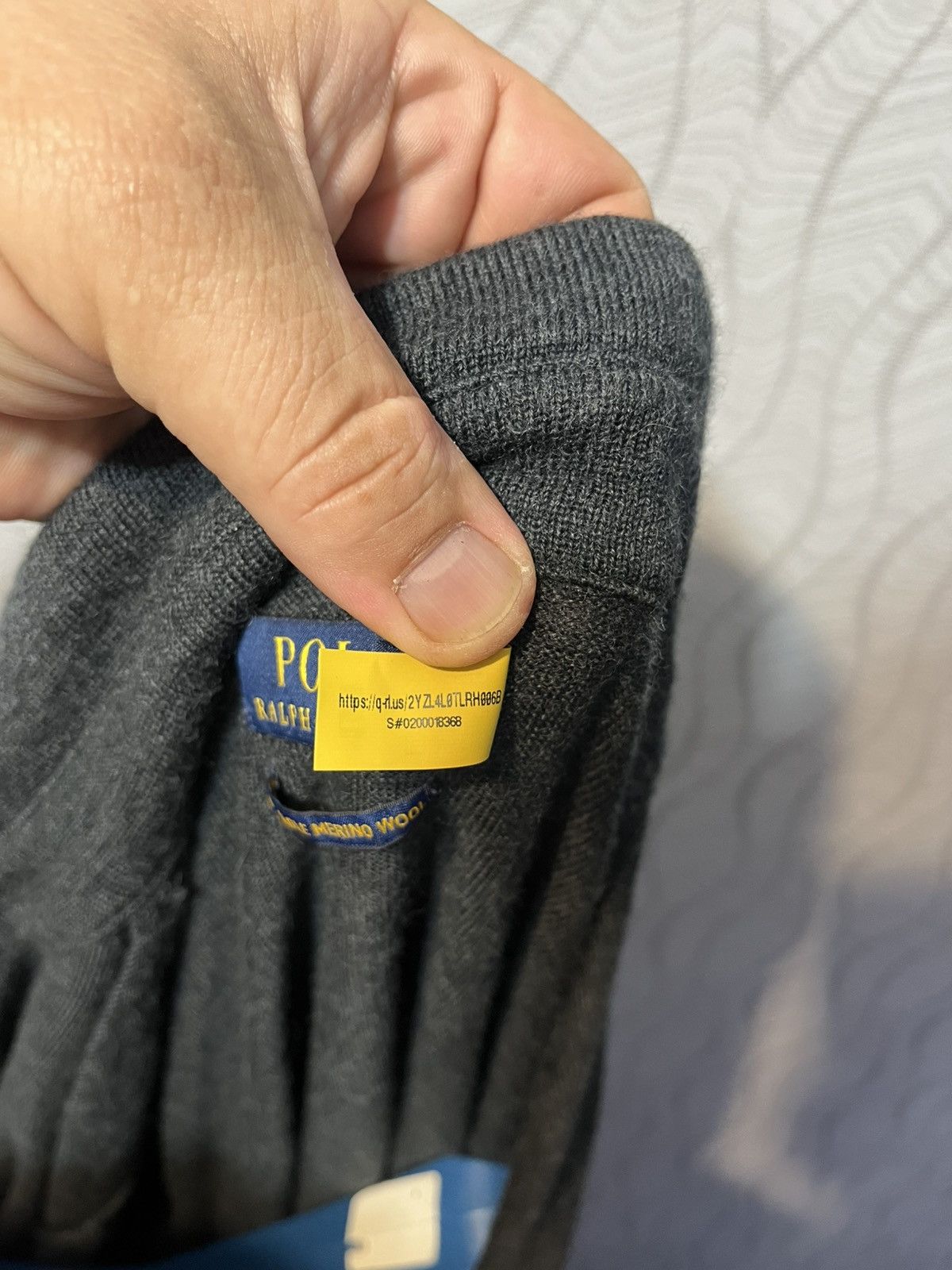Polo Ralph Lauren × Ralph Lauren Polo Ralph Lauren Merino Wool Grey Pocket Overshoot Cardigan Size US M / EU 48-50 / 2 - 11 Thumbnail