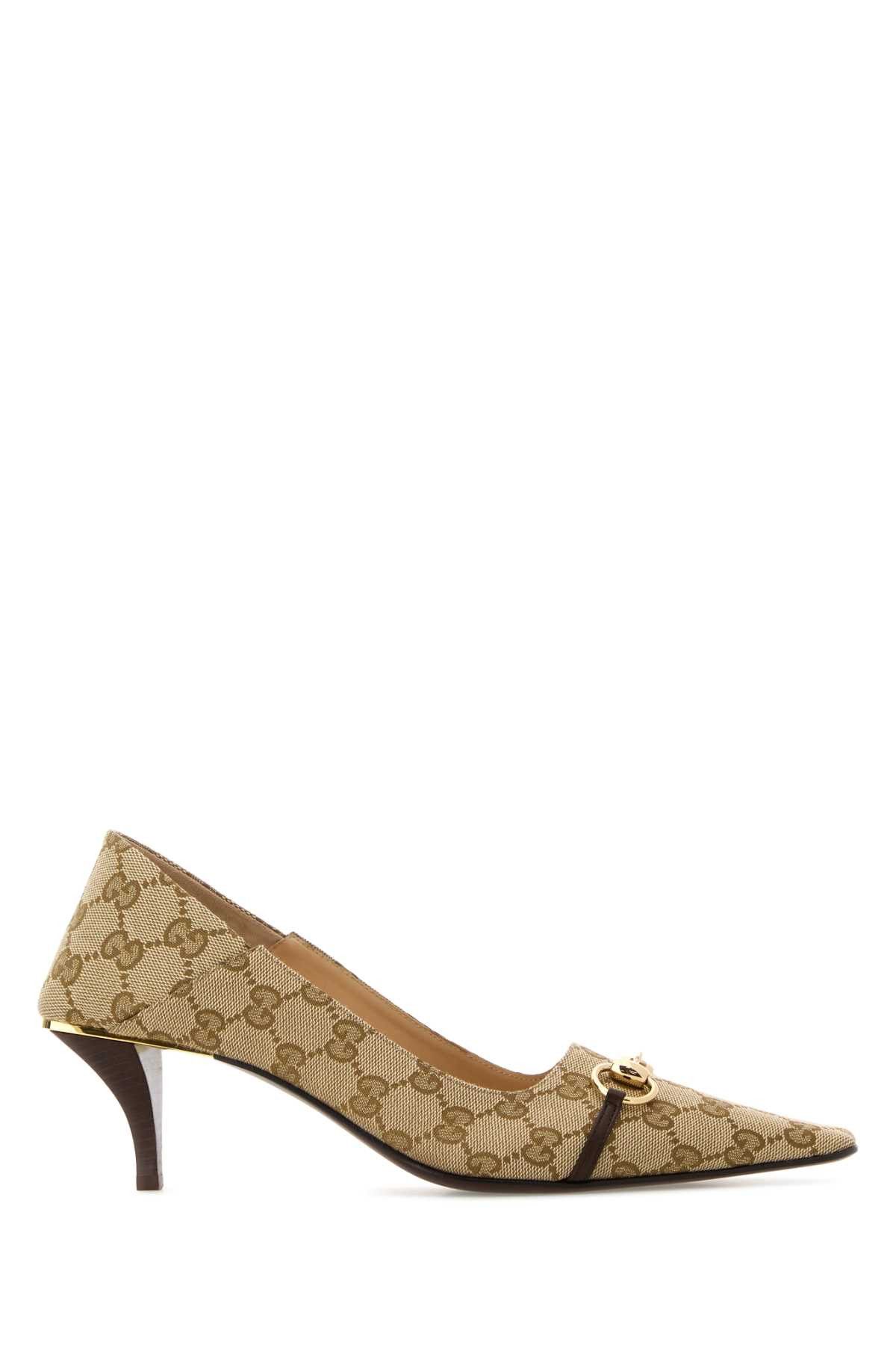 Gucci Gg Fabric Vittoria Pumps Size US 10 / IT 40 - 1 Thumbnail