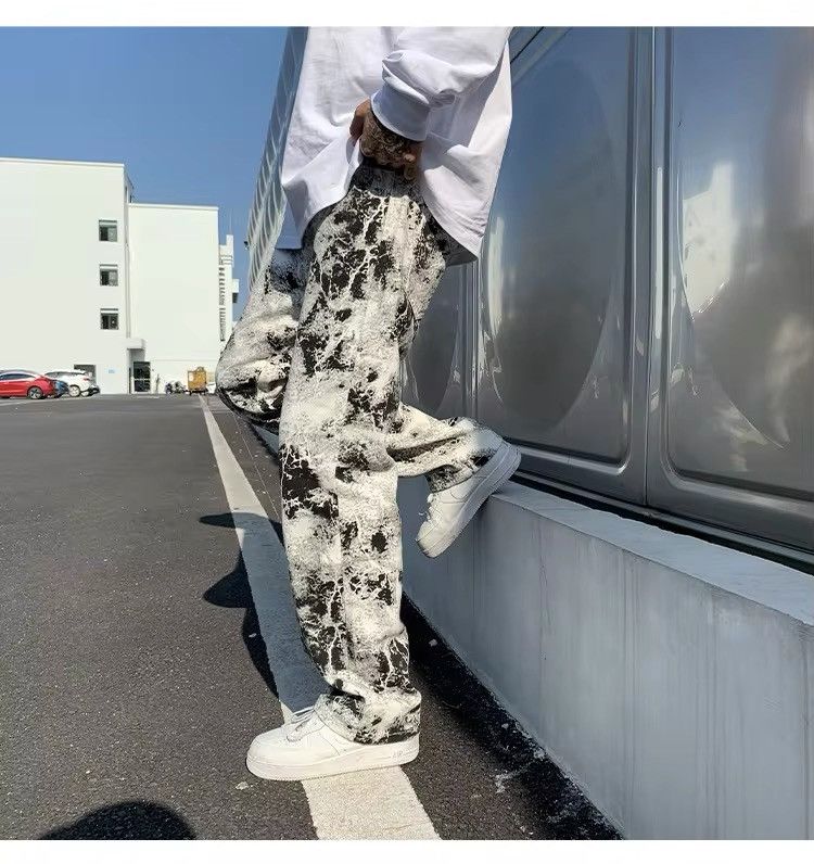 Vintage Mens Fashion Printed jeans Spring 2023 Size US 38 / EU 54 - 2 Thumbnail