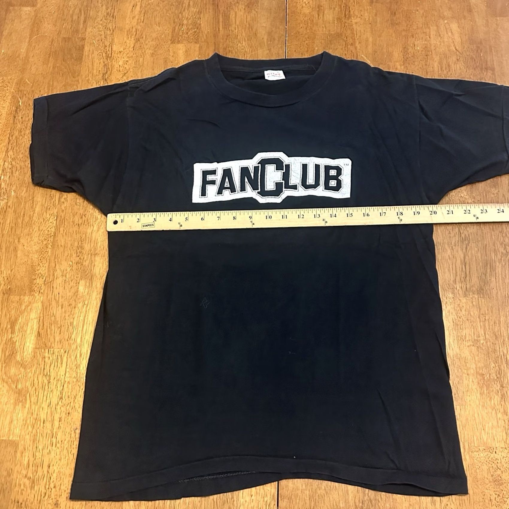 Nike VINTAGE Nike T-Shirt Mens Medium Black Swoosh Fan Club Just Do It 80s Size US M / EU 48-50 / 2 - 5 Thumbnail