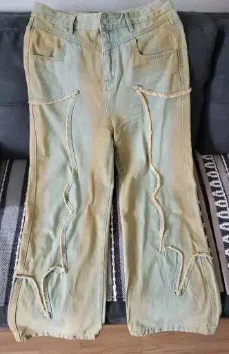 Japanese Brand Gradient Straight Denim Pant Size US 32 / EU 48 - 3 Thumbnail
