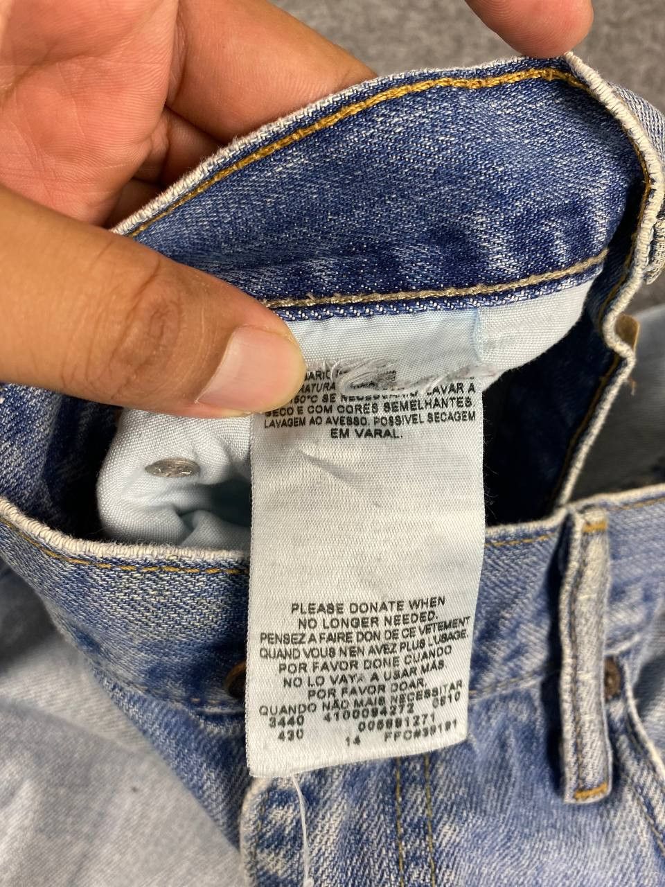 Levi's vintage levis 569 loose straight dirty distressed denim Size US 36 / EU 52 - 17 Thumbnail
