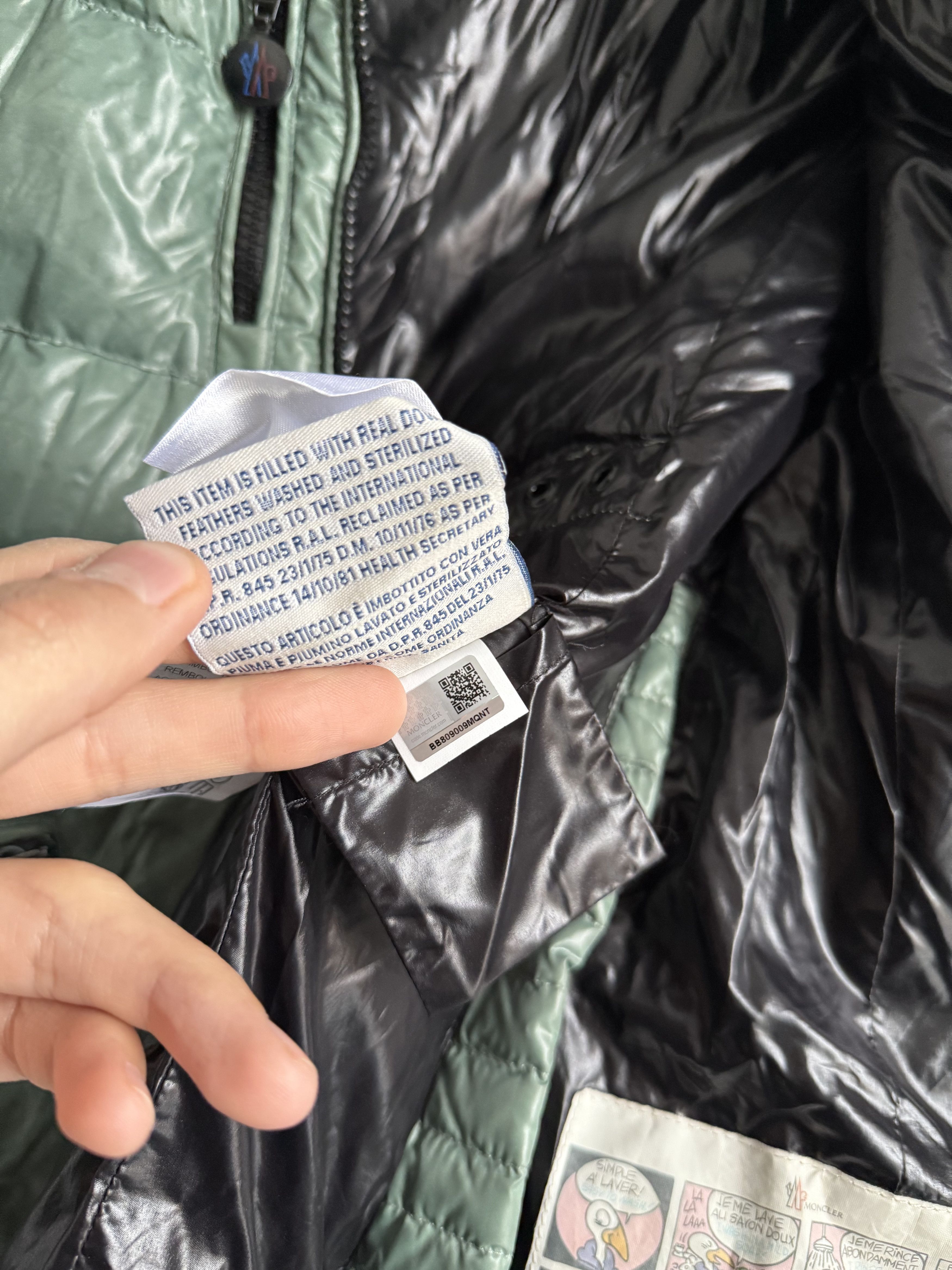 Moncler Moncler sage green puffer down jacket Size M / US 6-8 / IT 42-44 - 12 Thumbnail