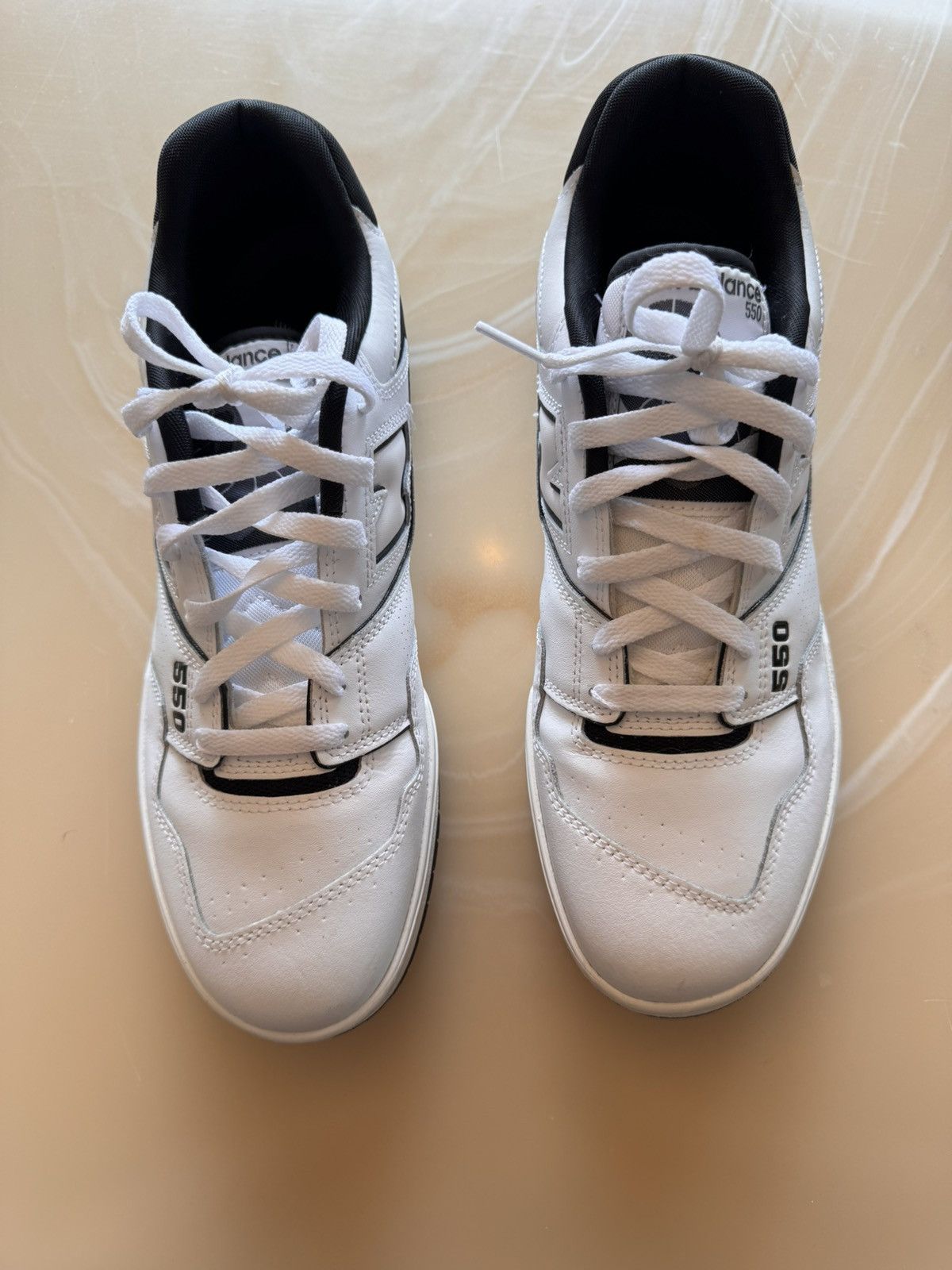 New Balance ***NEW BALANCA 550 WHITE BLACK Size US 11 / EU 44 - 2 Thumbnail