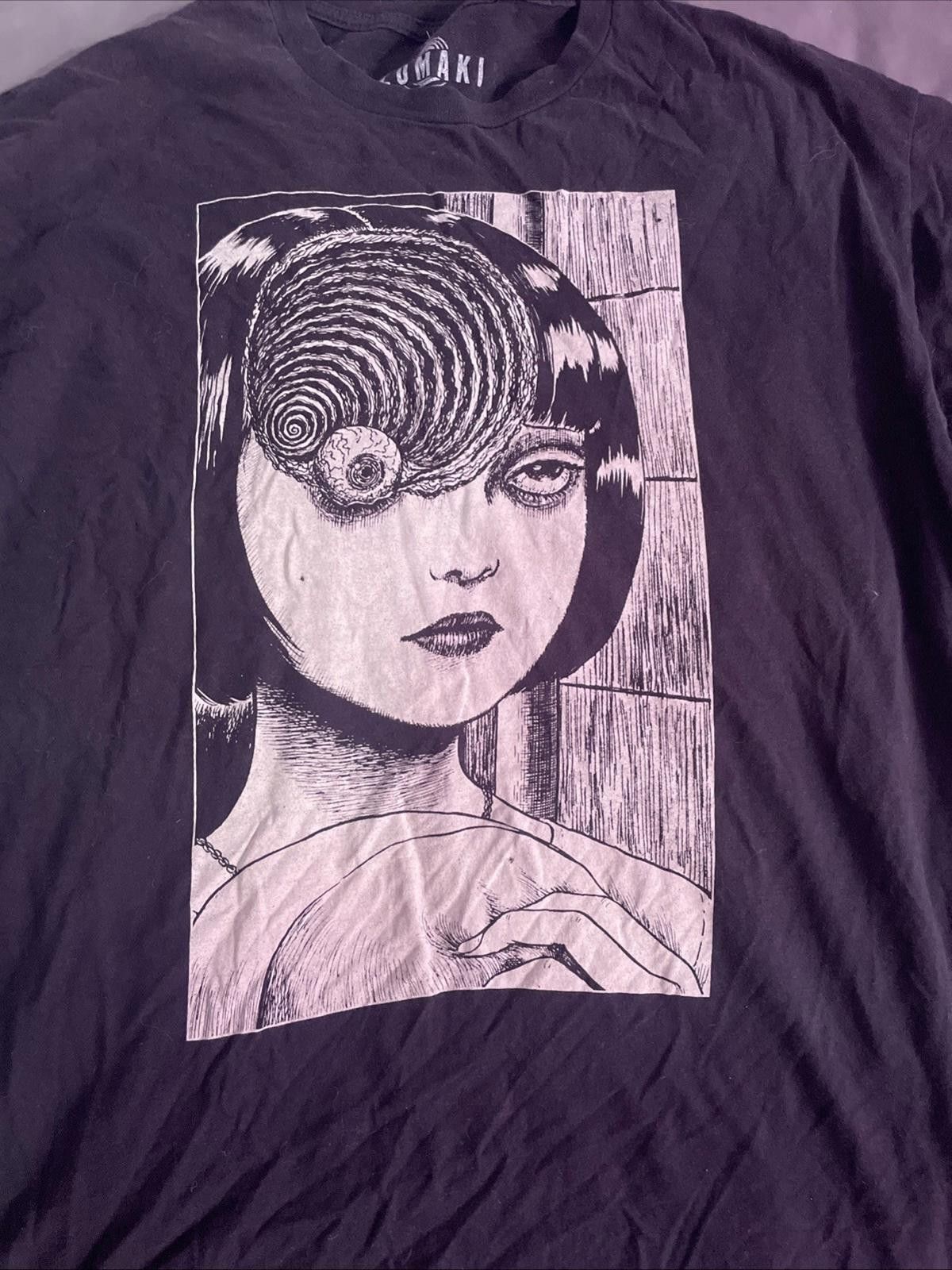 Ripple Junction Uzumaki Junji Graphic Anime Manga Horror T-Shirt XL Size US M / EU 48-50 / 2 - 2 Thumbnail