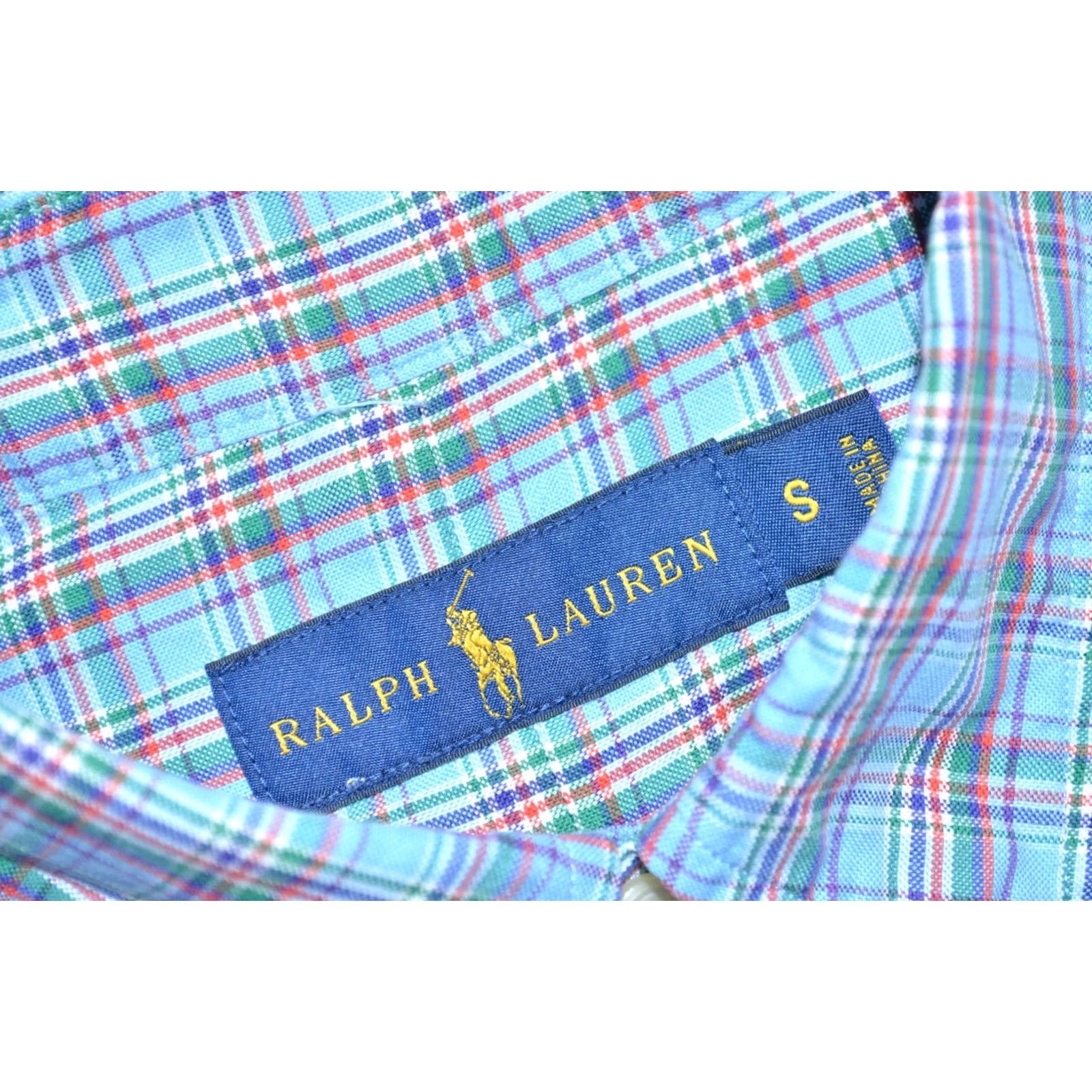 Ralph Lauren Ralph Lauren Mens Long Sleeve Checked Shirt Blue Cotton Size S Size US S / EU 44-46 / 1 - 6 Thumbnail