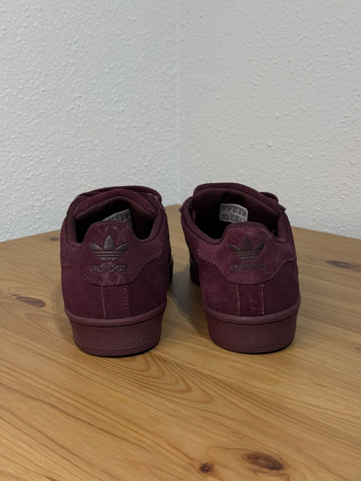Adidas adidas Superstar Maroon Purple Size US 4.5 / IT 34.5 - 5 Thumbnail