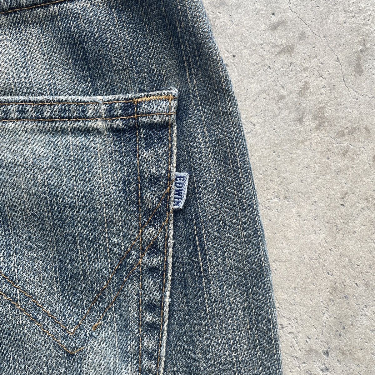 Japanese Brand Vintage Edwin 404 Japan Faded Denim Jeans Pants W31 Size US 31 - 9 Thumbnail