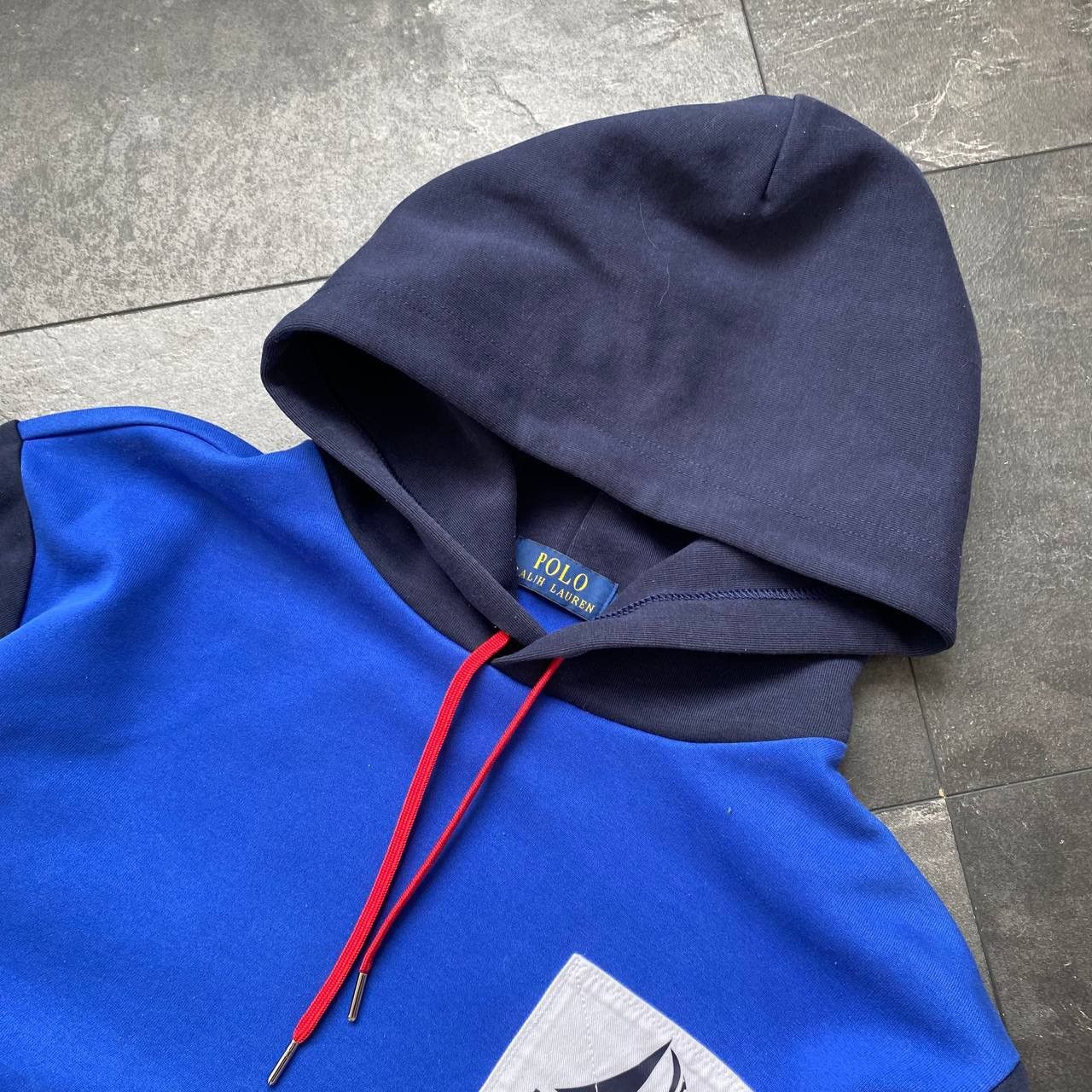 Polo Ralph Lauren × Vintage Vintage polo Ralph Lauren hoodie big USA flag logo Size US L / EU 52-54 / 3 - 7 Thumbnail