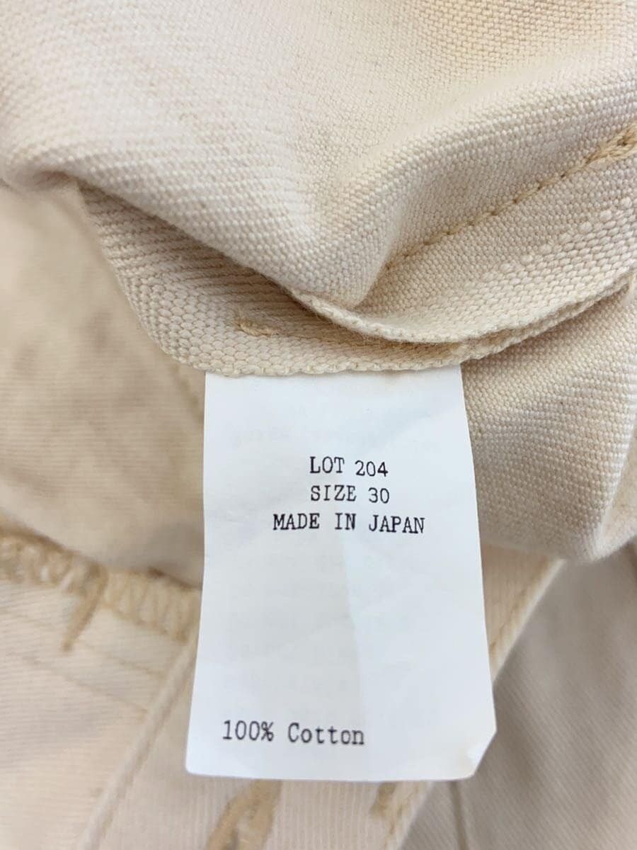 Taiga Takahashi White Cotton Engineer Trousers Solid Color Size US 30 / EU 46 - 5 Thumbnail