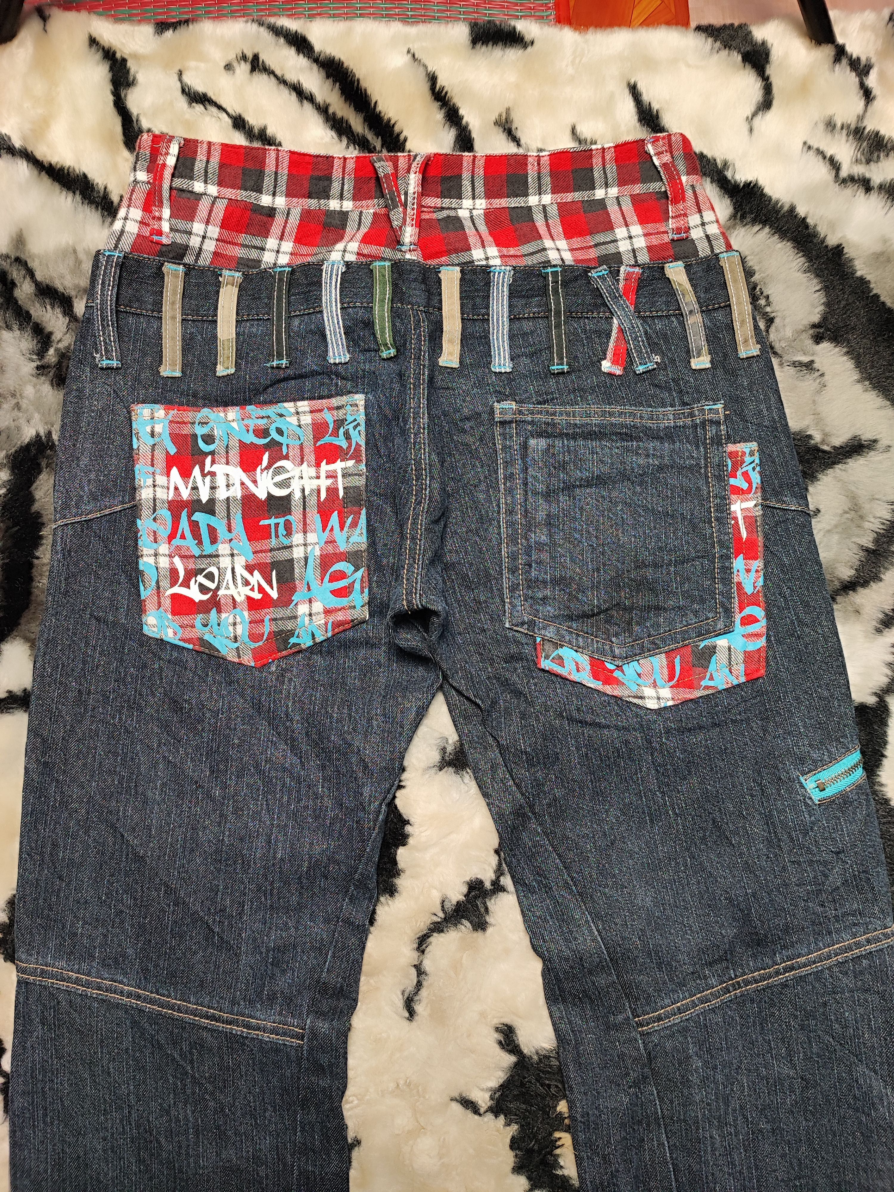 Japanese Brand CRAZY VINTAGE DOUBLE WAIST UNITED KINGDOM FLAG Size US 30 / EU 46 - 10 Thumbnail