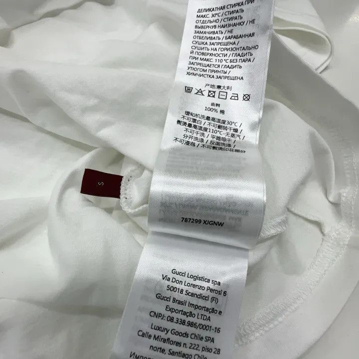 Gucci Gucci Logo Print Short Sleeve T-Shirt-2507 Size S / US 4 / IT 40 - 5 Thumbnail