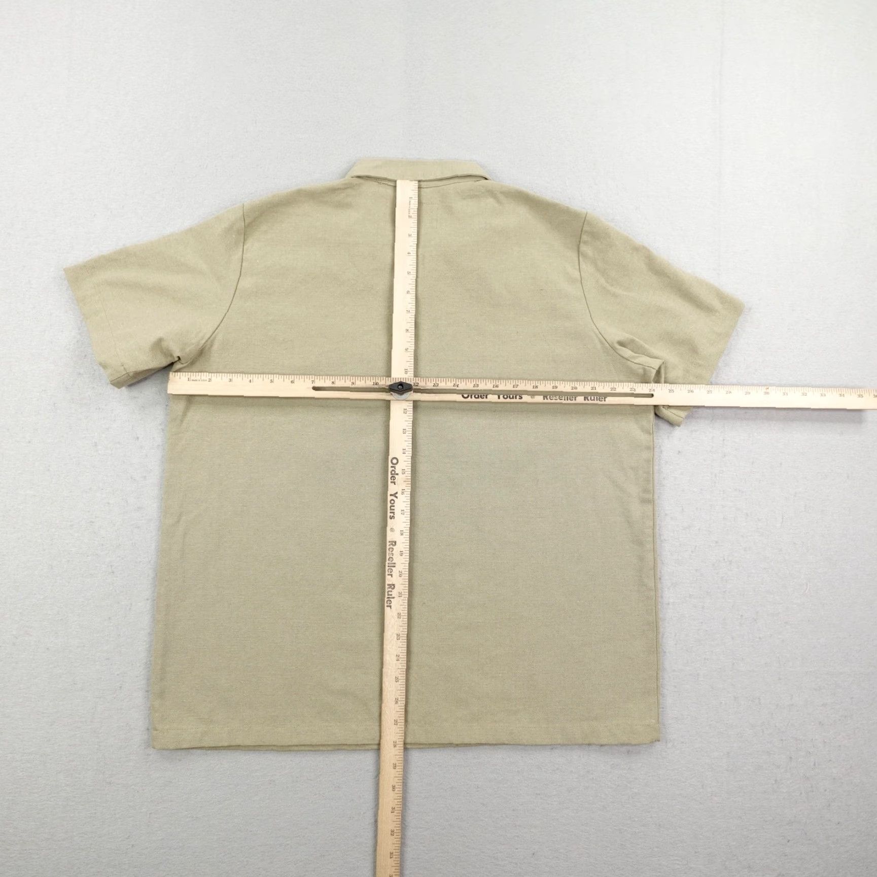 Vintage FB County Shirt Men Small Khaki 1/2 Zip Pullover Work Utility Mechanic Grunge Beige Outdoor N/A Mens Size US S / EU 44-46 / 1 - 7 Thumbnail