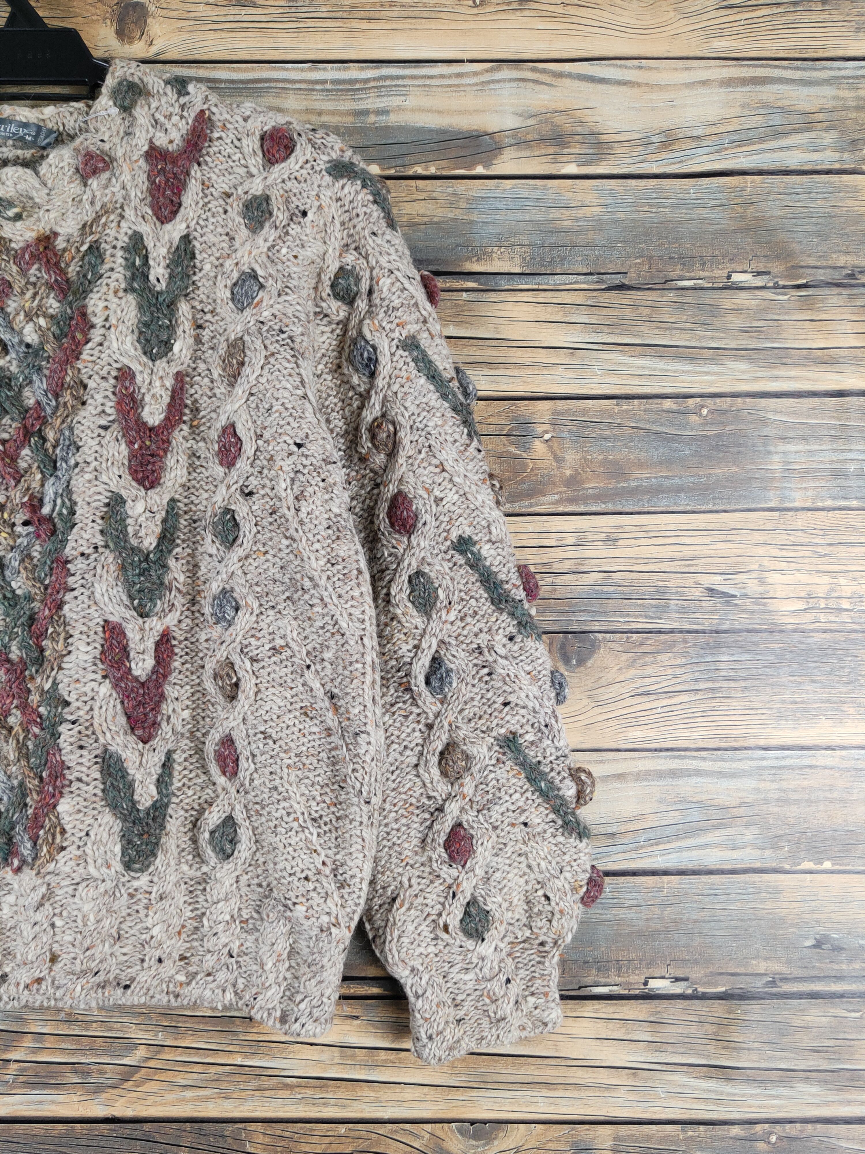 Handmade Merilene hand crocheted Brown hand Knitwear Sweaters #W1935 Size S / US 4 / IT 40 - 5 Thumbnail