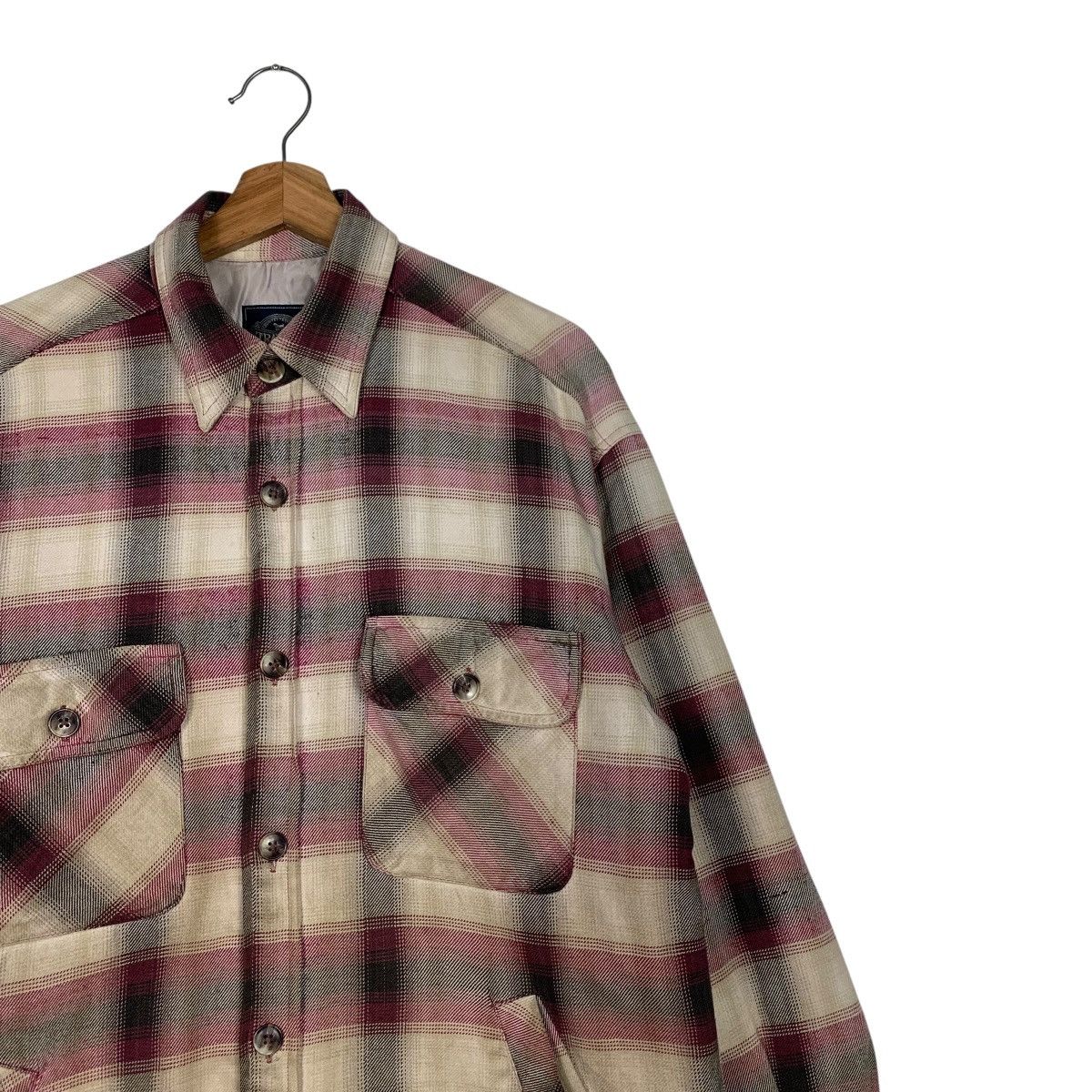 Flannel TRAY-UP Shadow Plaid Work Flannel Jacket #2149-C95 Size US L / EU 52-54 / 3 - 5 Thumbnail