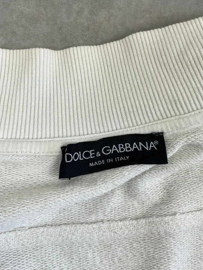 Dolce & Gabbana 2000s Dolce & Gabbana White Ali Boxer Zip-up Sweater Size US S / EU 44-46 / 1 - 11 Thumbnail