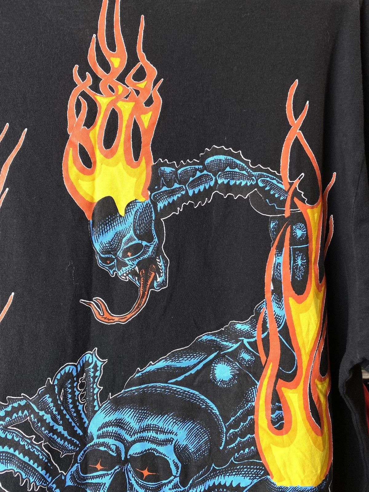 Allsaints Vintage All Saints Skull Dragon Art T Shirt Hype Y2K Size US M / EU 48-50 / 2 - 7 Thumbnail
