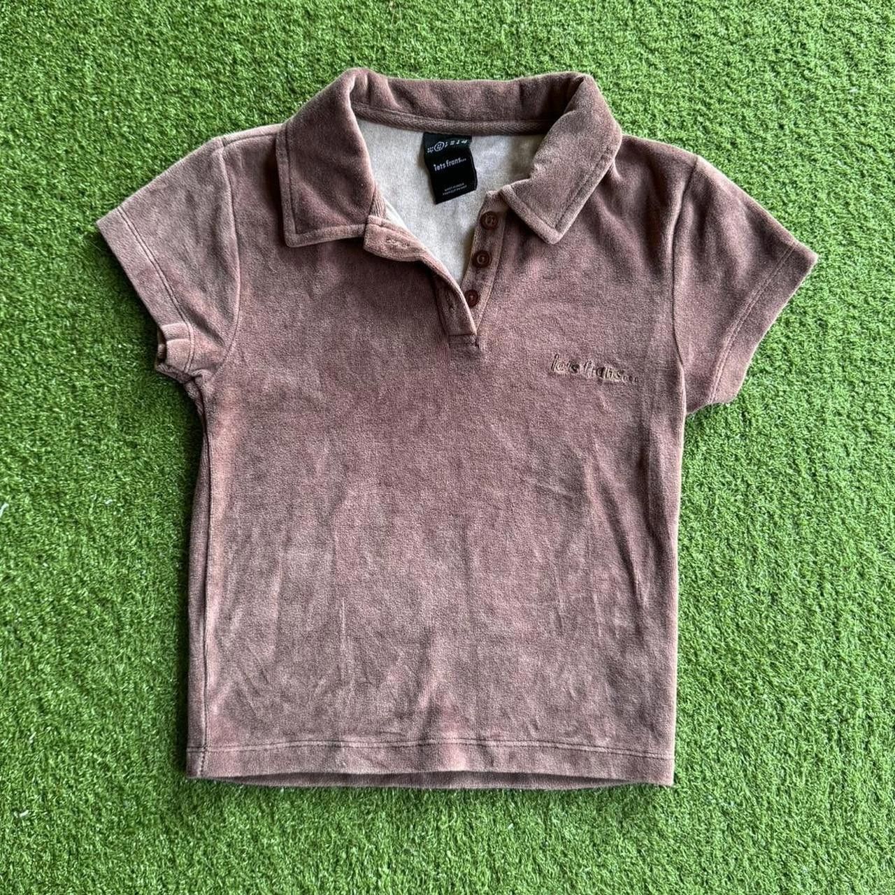 Designer Iets frans Women's Brown Polo-shirt Size XS / US 0-2 / IT 36-38 - 1 Thumbnail