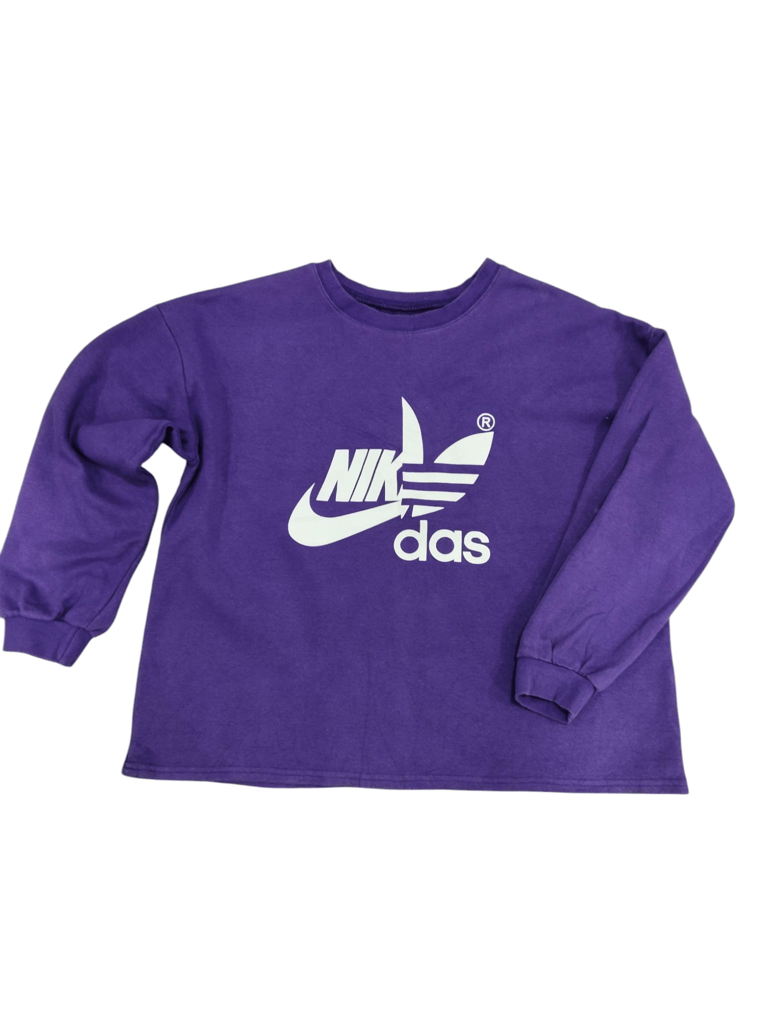 Adidas × Nike × Vintage Vintage Adidas X Nike Sweatshirt Size L / US 10 / IT 46 - 1 Thumbnail
