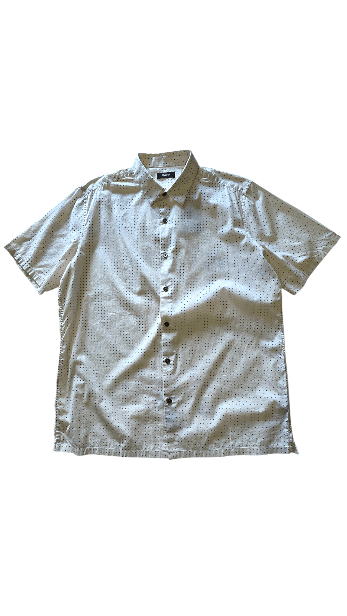 Theory Theory Micro Dot Short Sleeve Shirt-fashionella Size US L / EU 52-54 / 3 - 2 Thumbnail