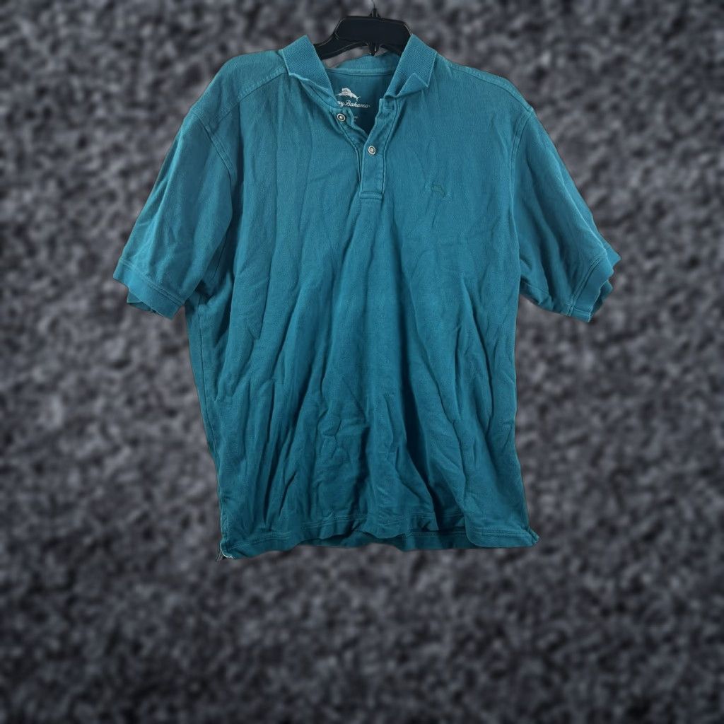 Tommy Bahama Tommy Bahama Polo Shirt Mens Large Blue Marlin Casual Short Sleeve Golf Size US L / EU 52-54 / 3 - 1 Thumbnail
