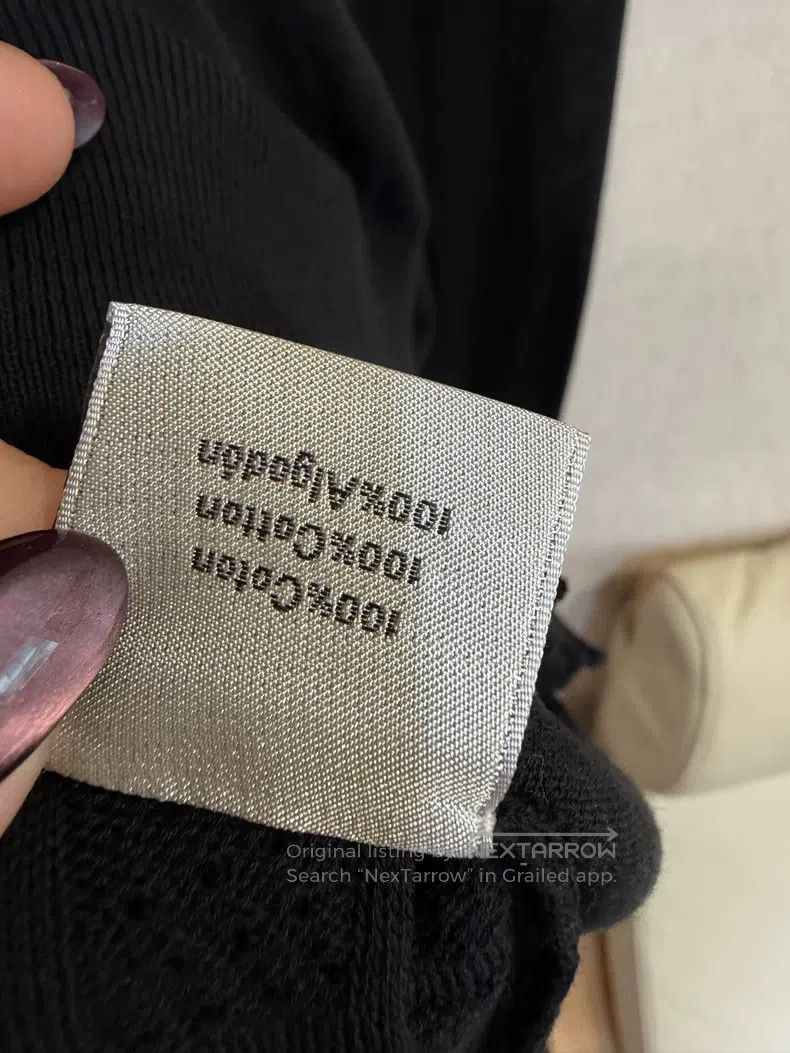 Hermes Hermes Black V-neck horizontal striped lustrous wool sweat Size US L / EU 52-54 / 3 - 5 Thumbnail