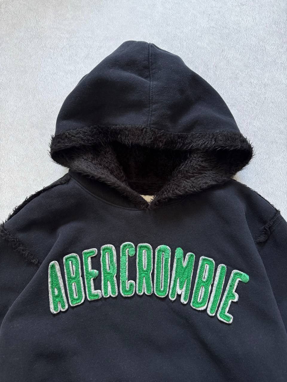 Abercrombie & Fitch Crazy Y2K Abercrombie & Fitch Fur Lined Hoodie Japan Style Size US M / EU 48-50 / 2 - 3 Thumbnail