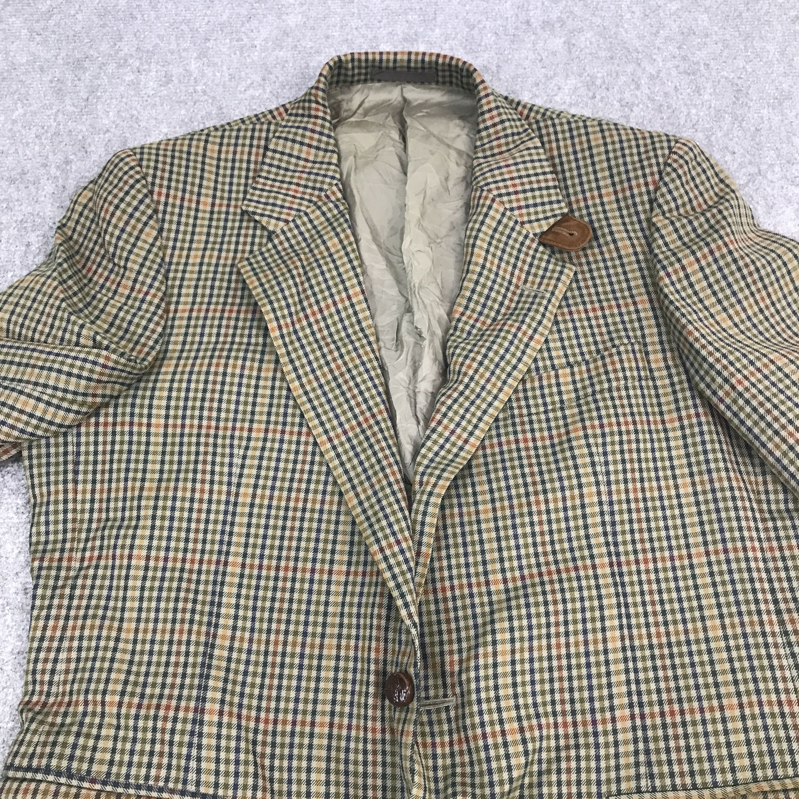Burberry × Vintage Vtg burberrys Japan Flannel jacket Size US L / EU 52-54 / 3 - 8 Thumbnail